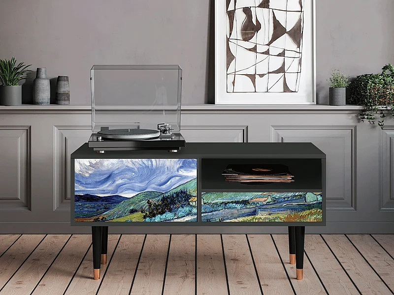 Mueble de TV - 115х59х48 cm - T3 - Landscape, Antracite