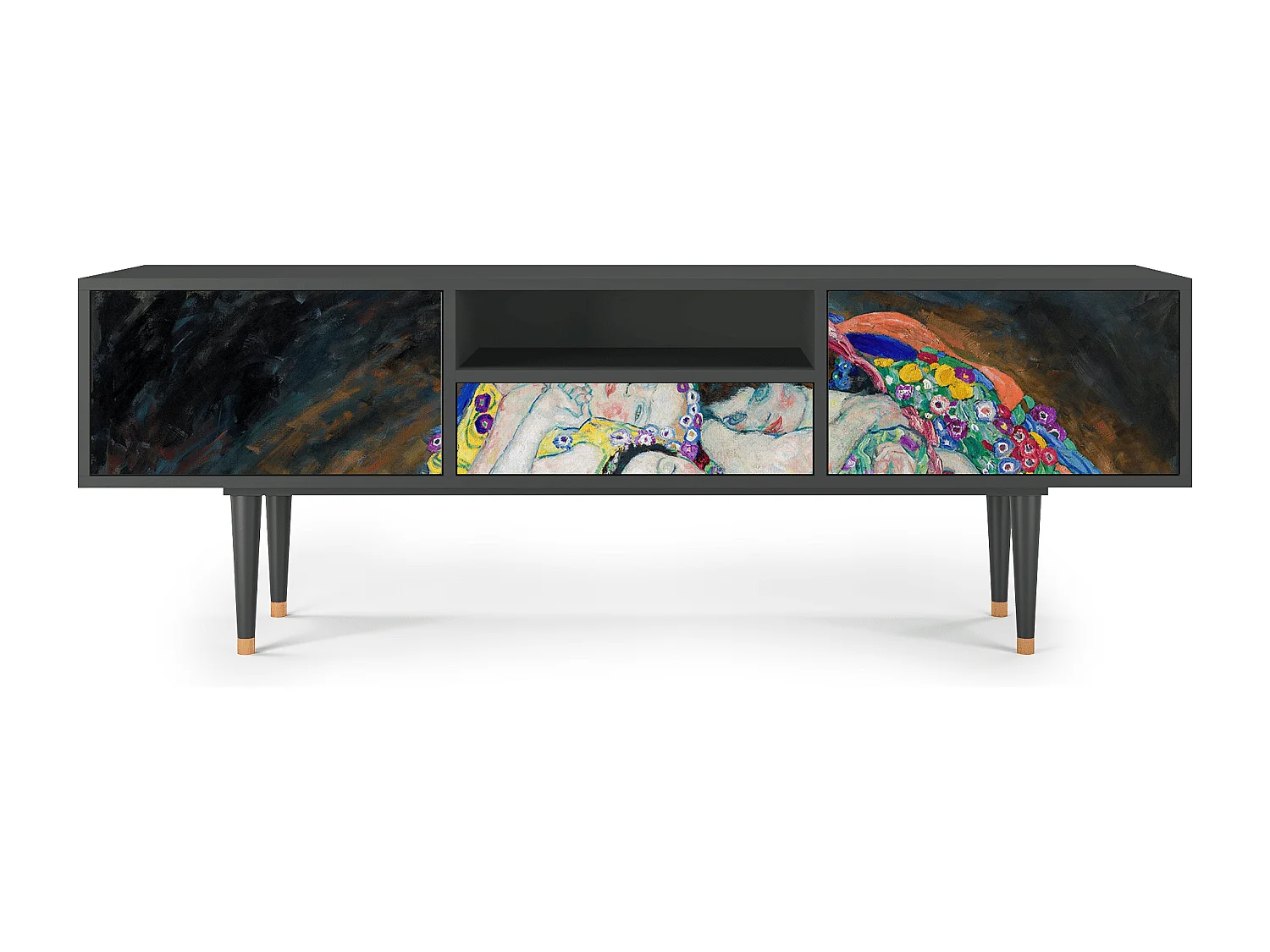 Meuble TV - 170х59х41 cm - T6 - The Maiden by Klimt, Anthracite