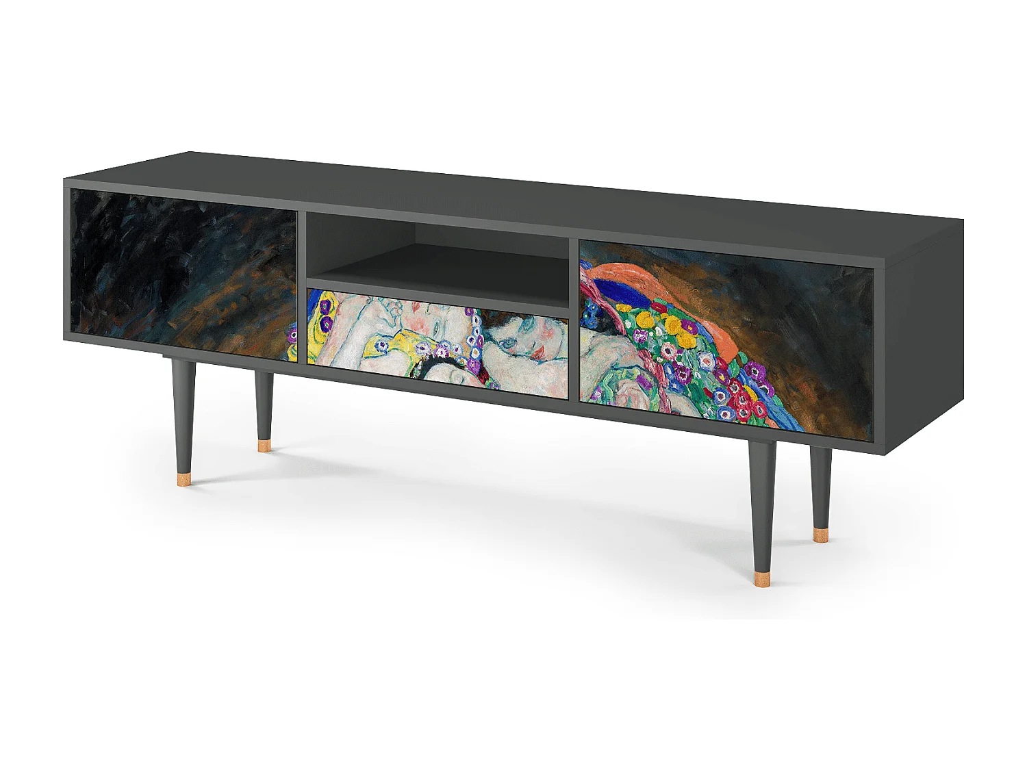Meuble TV - 170х59х41 cm - T6 - The Maiden by Klimt, Anthracite
