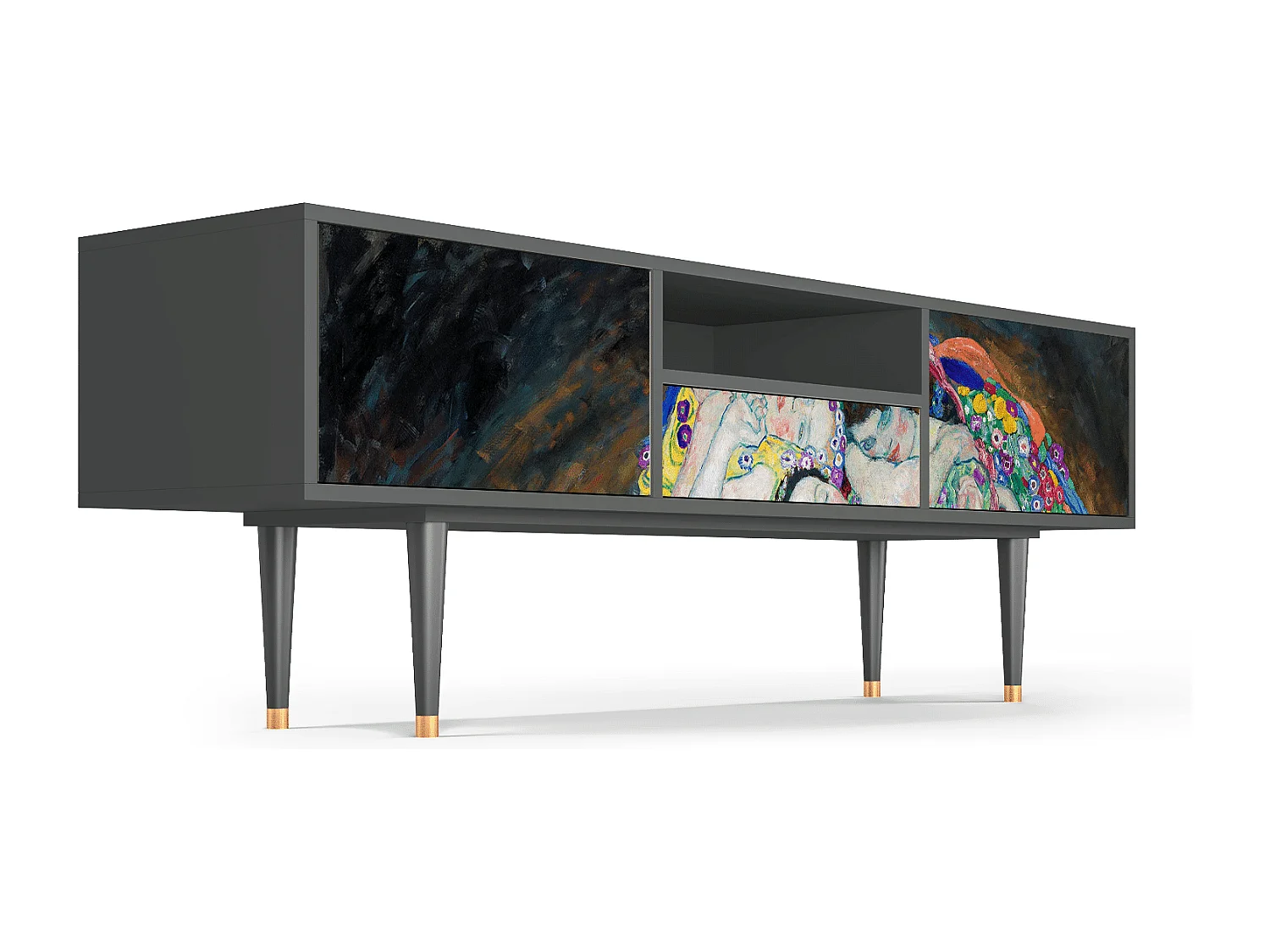 Meuble TV - 170х59х41 cm - T6 - The Maiden by Klimt, Anthracite