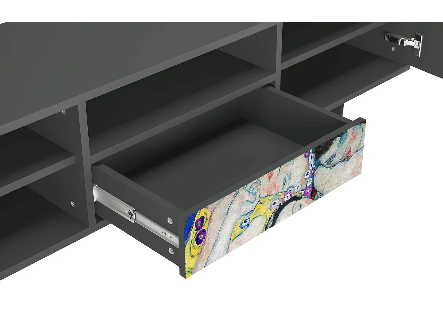 Meuble TV - 170х59х41 cm - T6 - The Maiden by Klimt, Anthracite