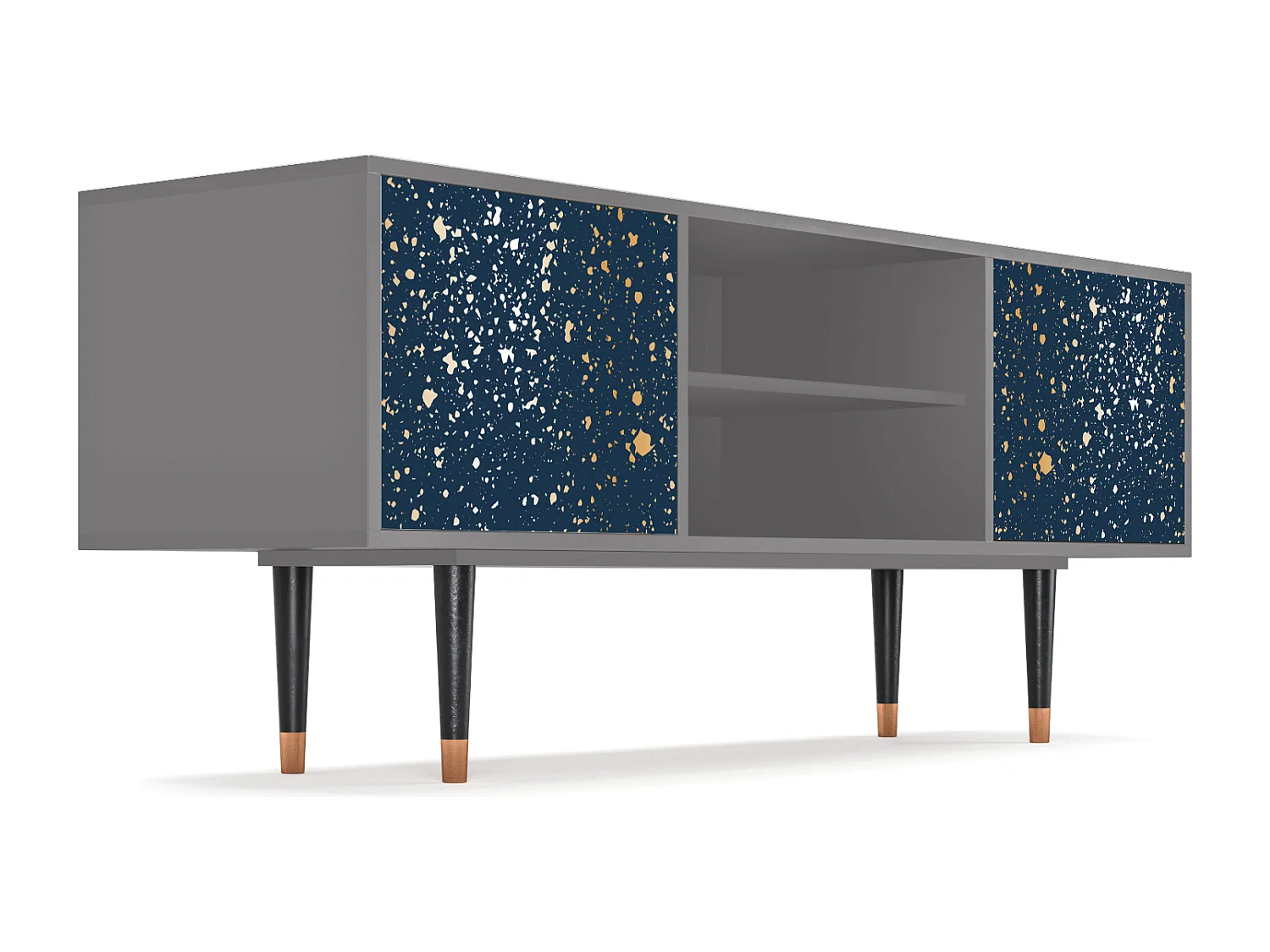 TV-meubel - 170х69х48 cm - T2 - Starfall, Grijs