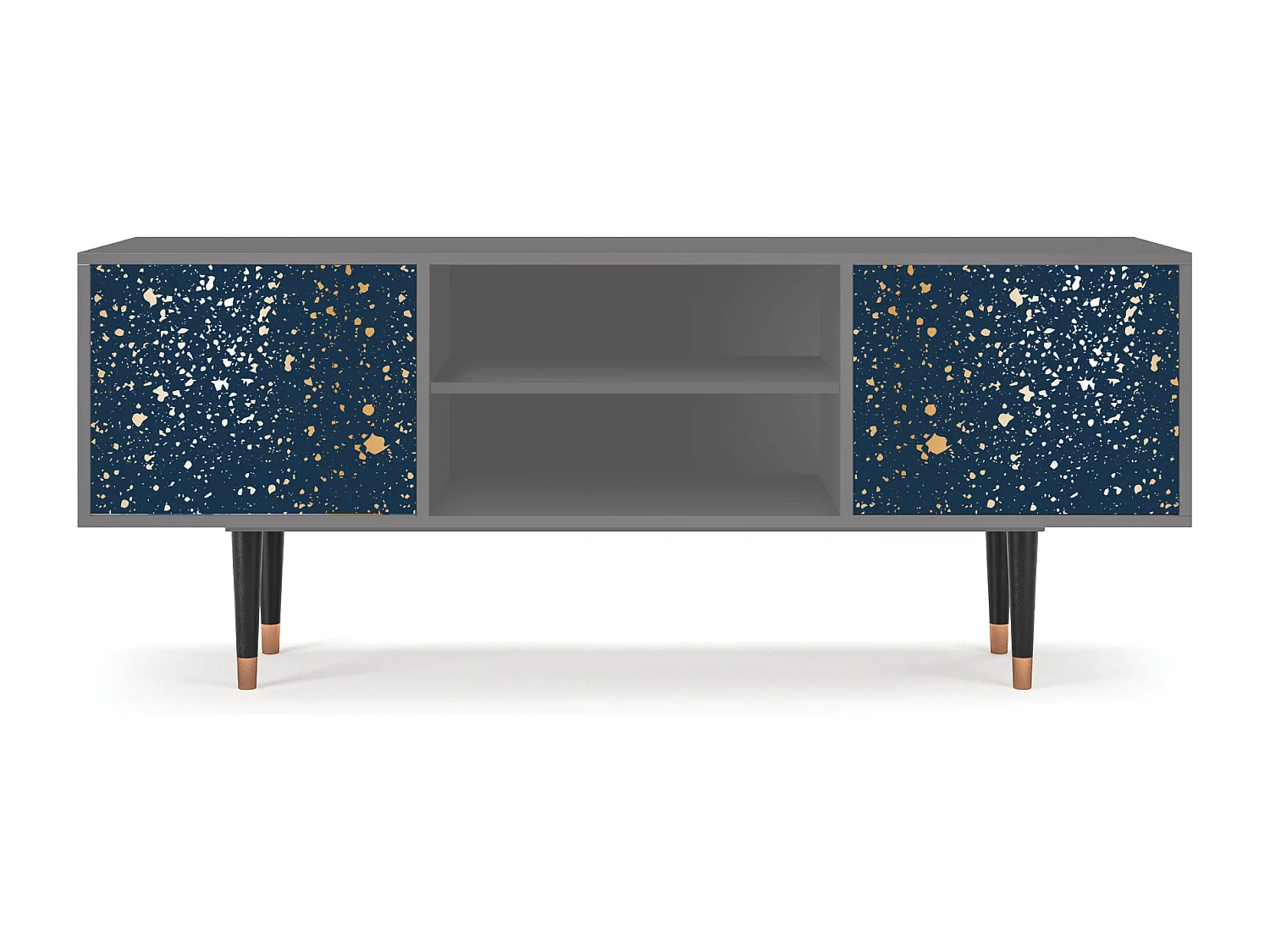 Mueble de TV - 170х69х48 cm - T2 - Starfall, Cinza