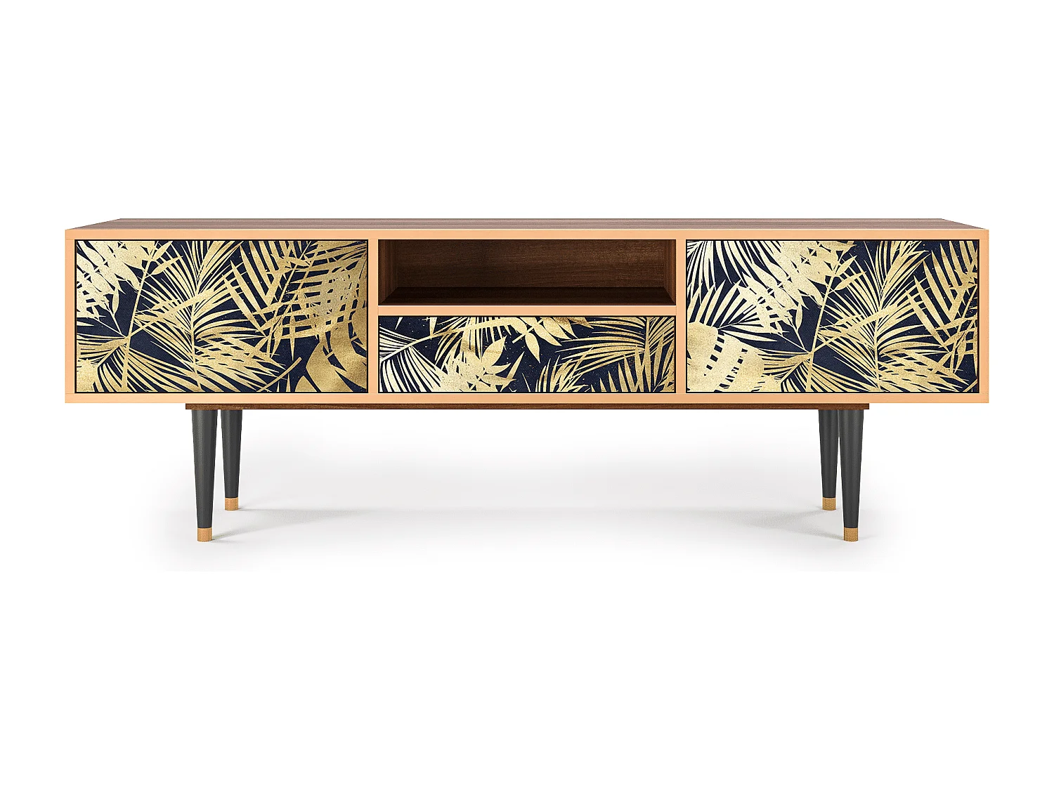 Meuble TV - 170х59х41 cm - T6 - Jungle Vibes, Noyer