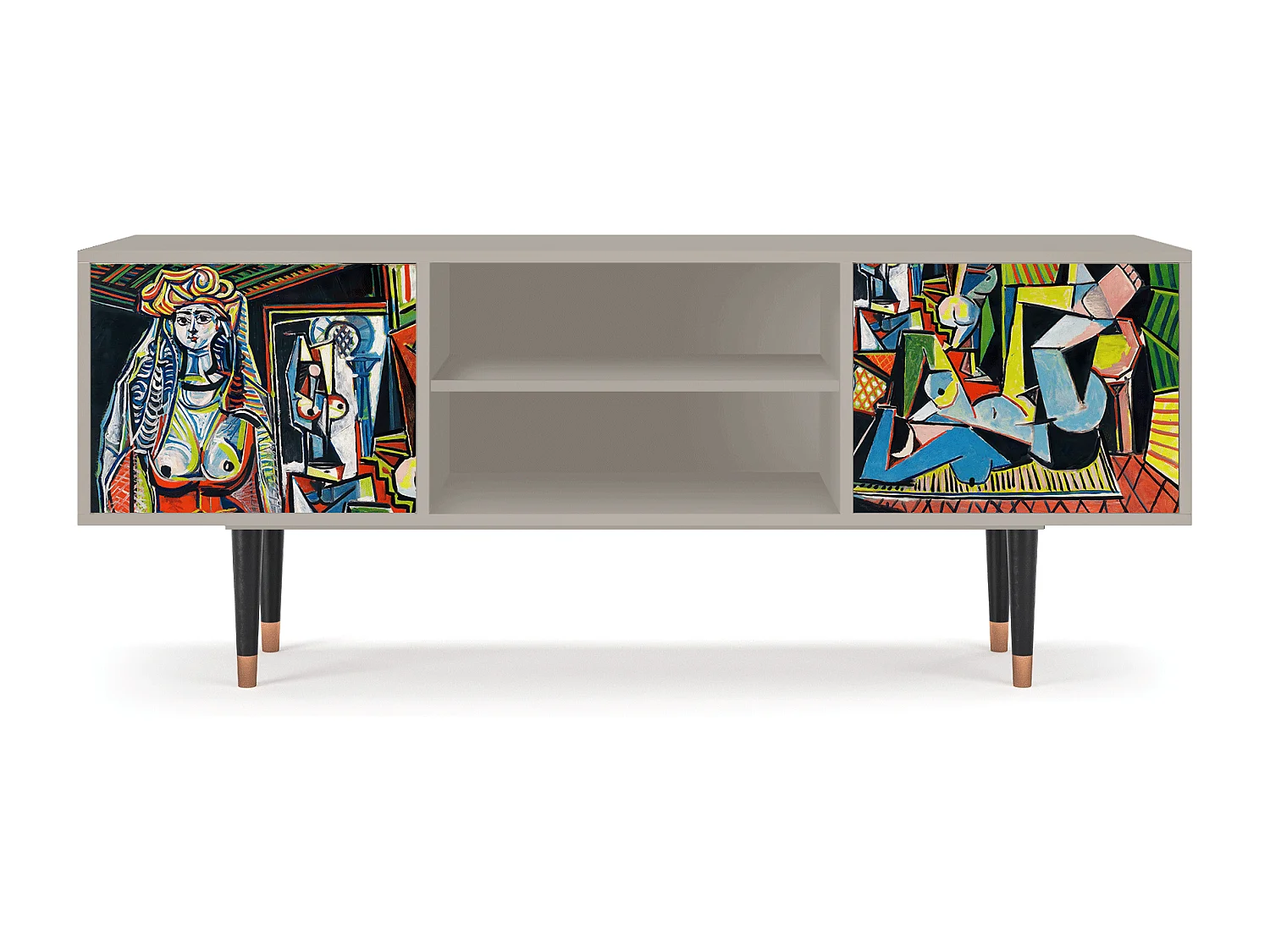 TV-Möbel - 170х69х48 cm - T2 - Women of Algiers, Sand