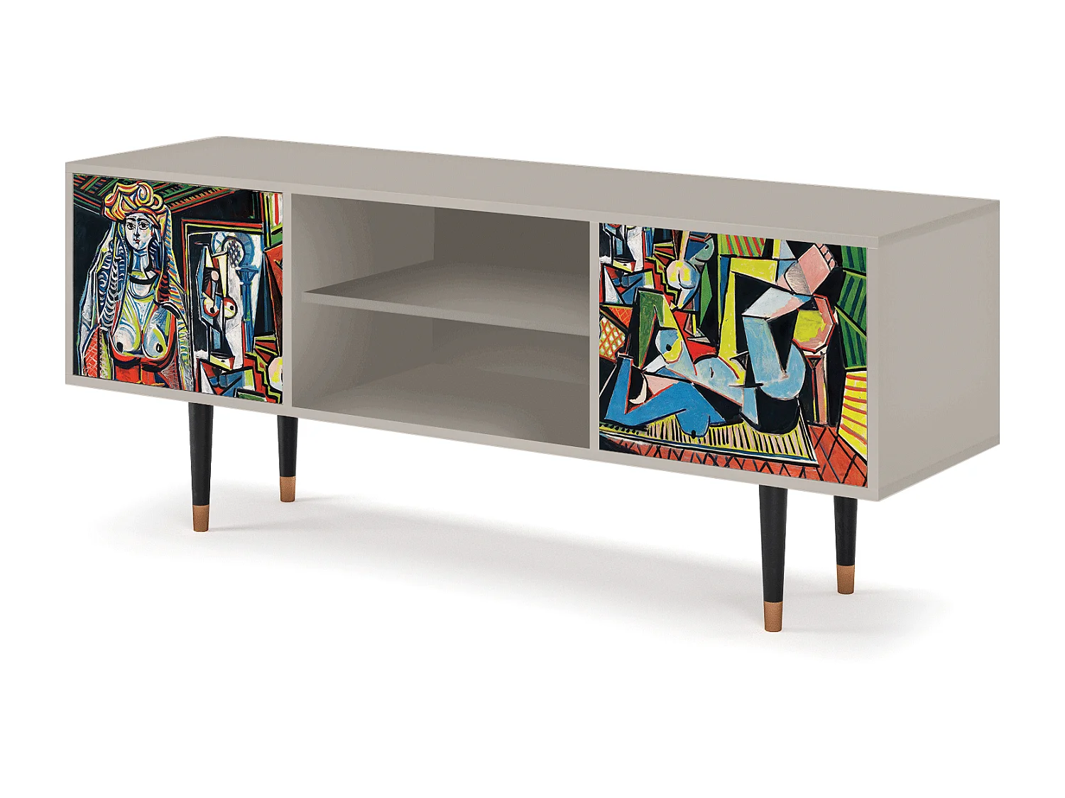 TV-Möbel - 170х69х48 cm - T2 - Women of Algiers, Sand