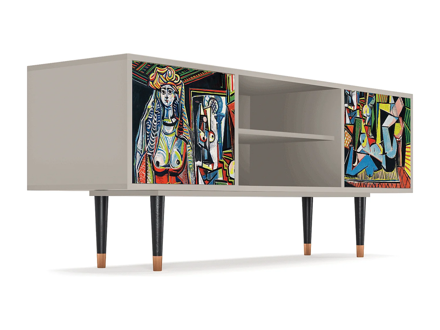 TV-Möbel - 170х69х48 cm - T2 - Women of Algiers, Sand