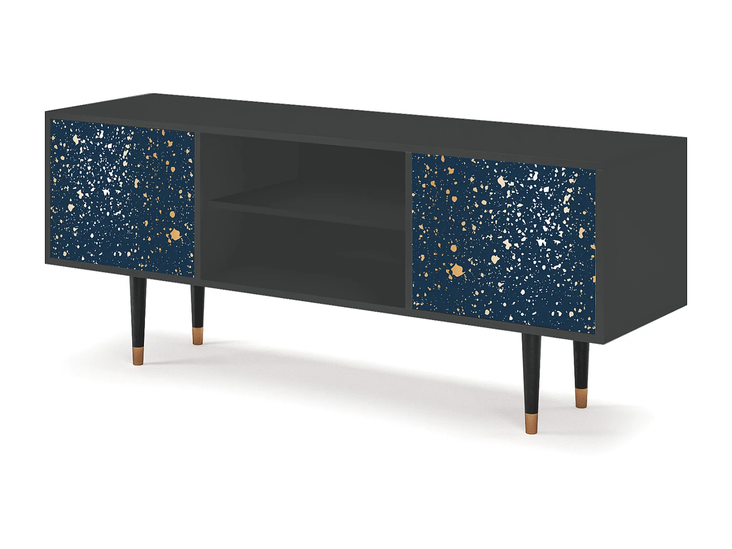 Mueble de TV - 170х69х48 cm - T2 - Starfall, Antracite