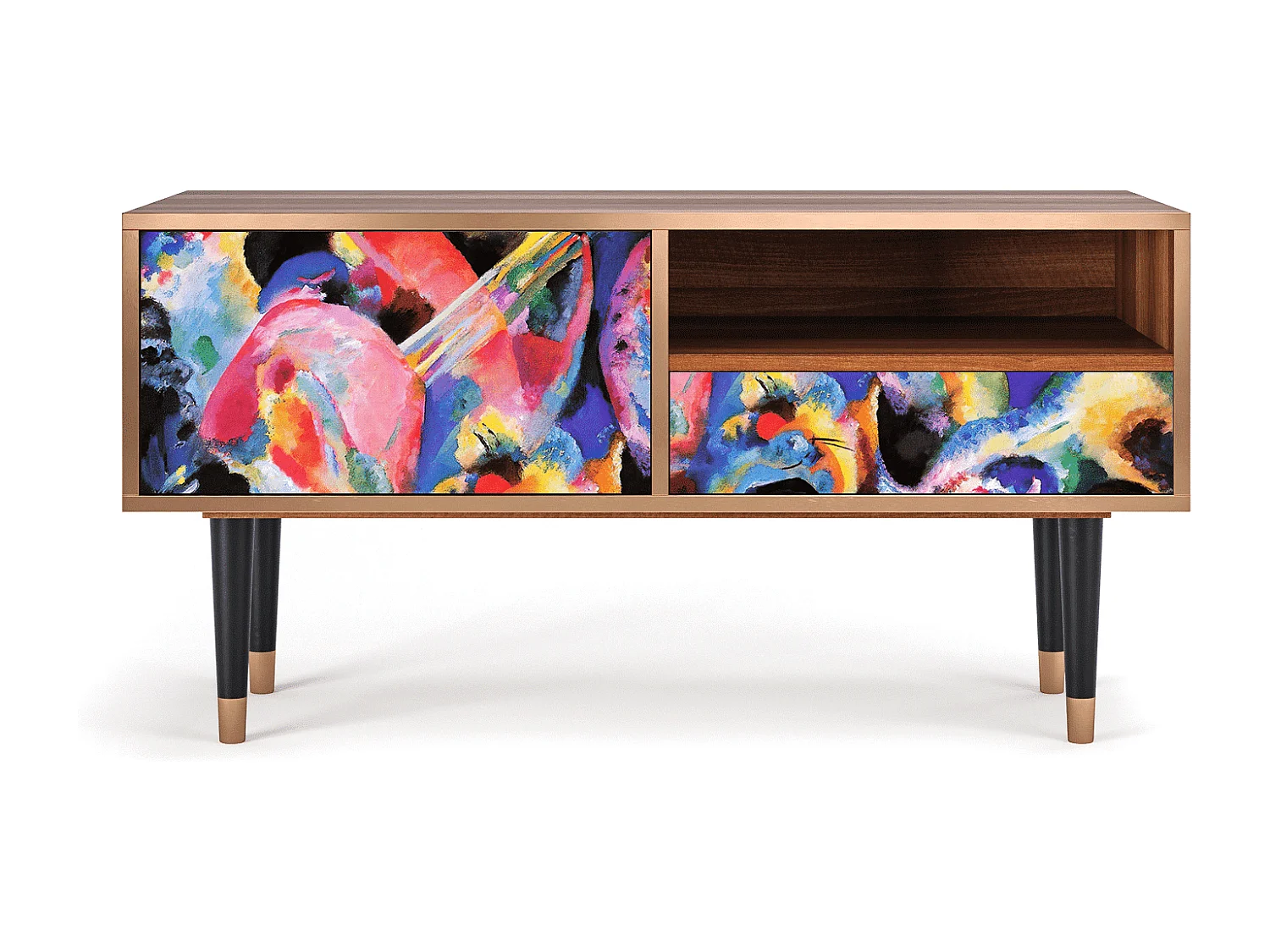 TV-meubel - 115х59х48 cm - T3 - Kandinsky, Walnoot