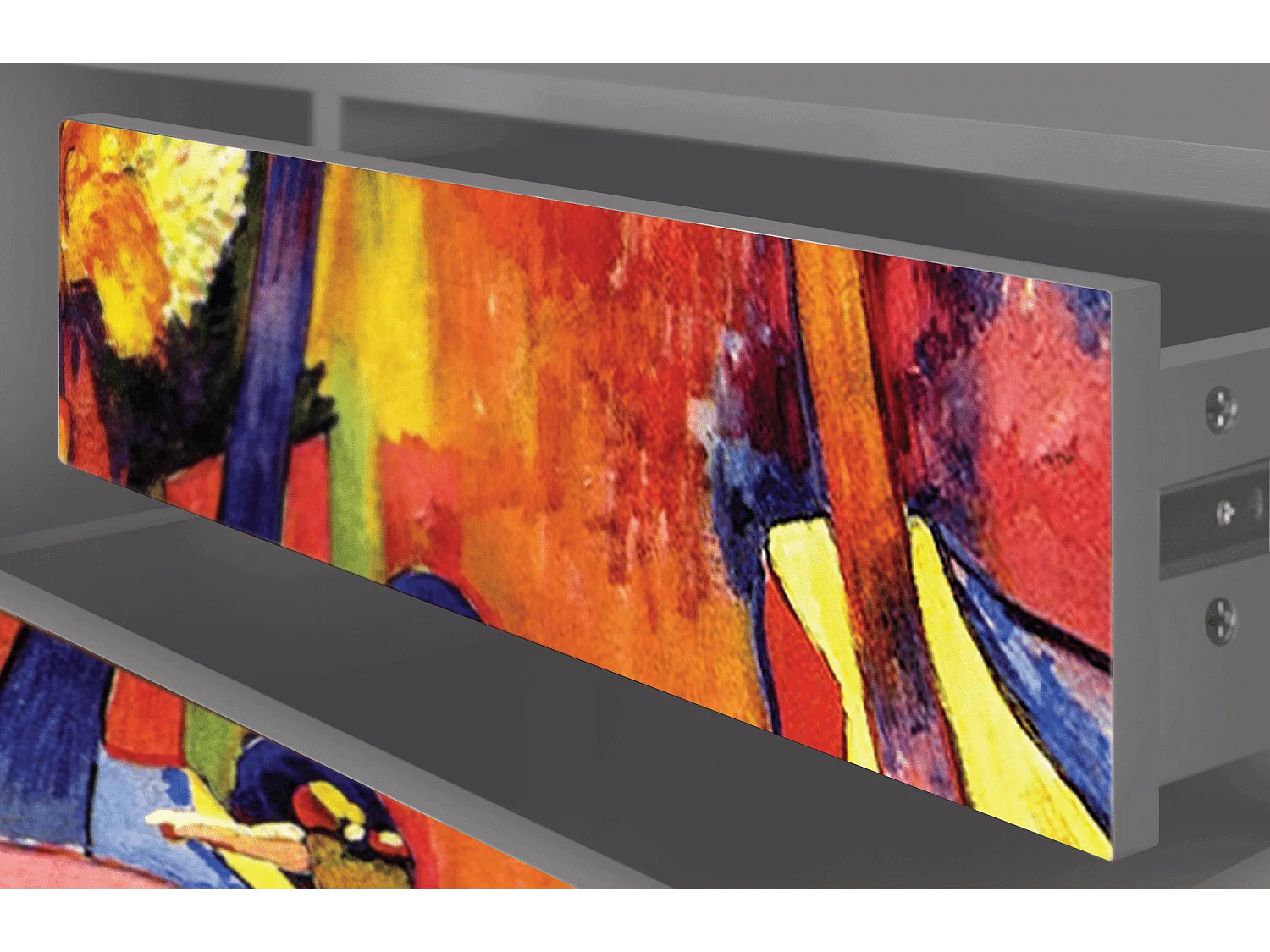 Mueble de TV - 170х59х48 cm - T4 - The Turning Road, Cinza