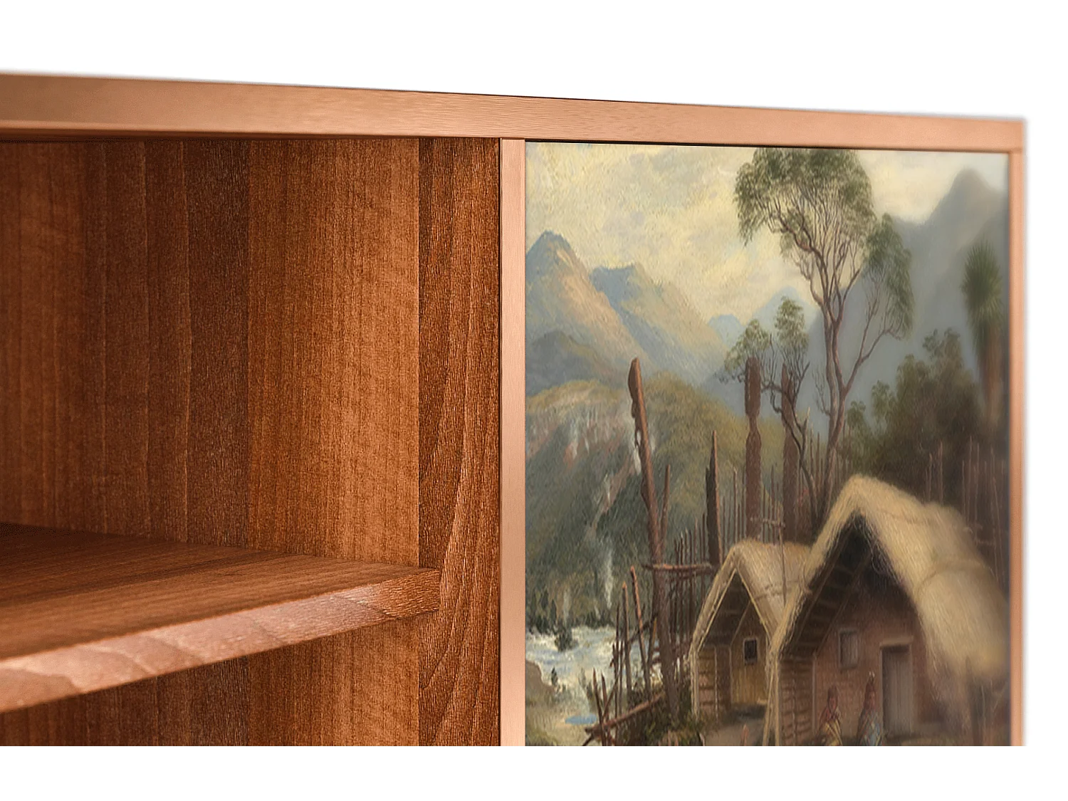 Mobile TV - 170х69х48 cm - T2 - View Across the Plains , Noce