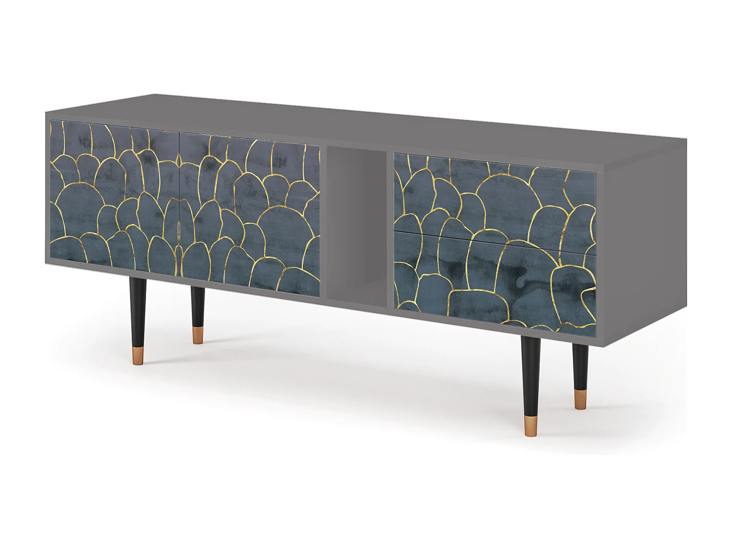 Mobile TV - 170х69х48 cm - T1 - Blue Lagoon, Grigio