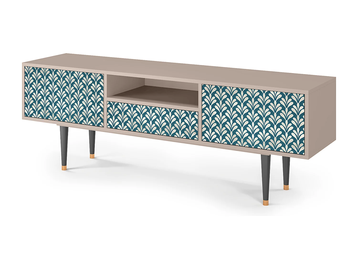 TV-Möbel - 170х59х41 cm - T6 - Milky Tears, Sand