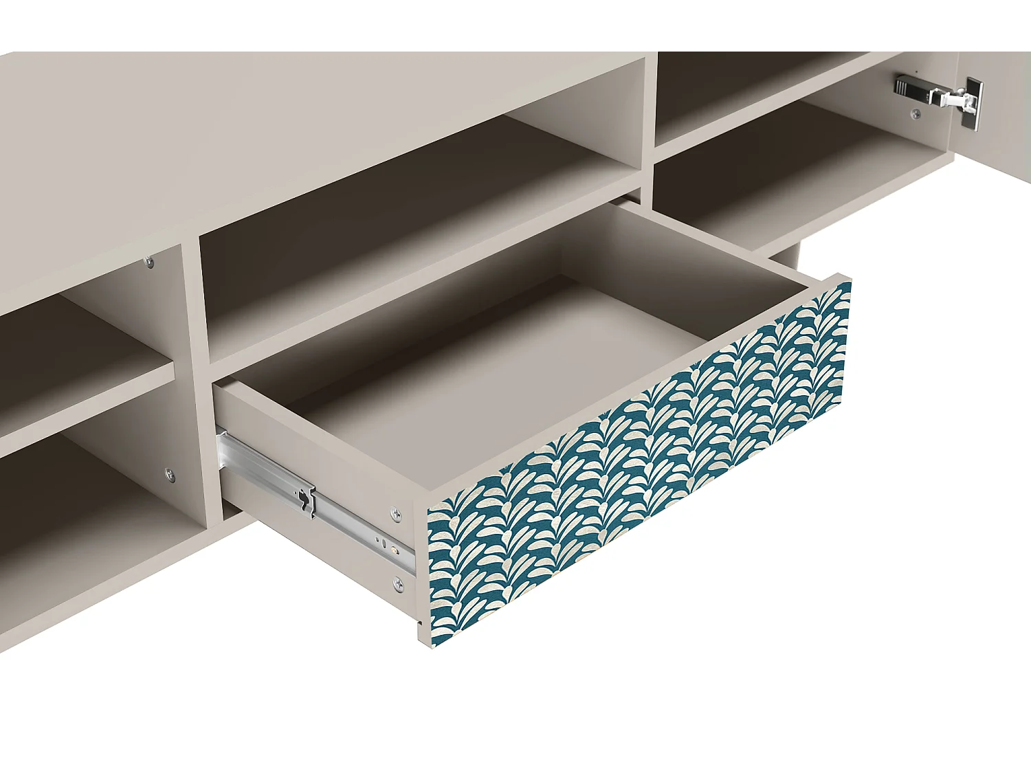 TV-Möbel - 170х59х41 cm - T6 - Milky Tears, Sand