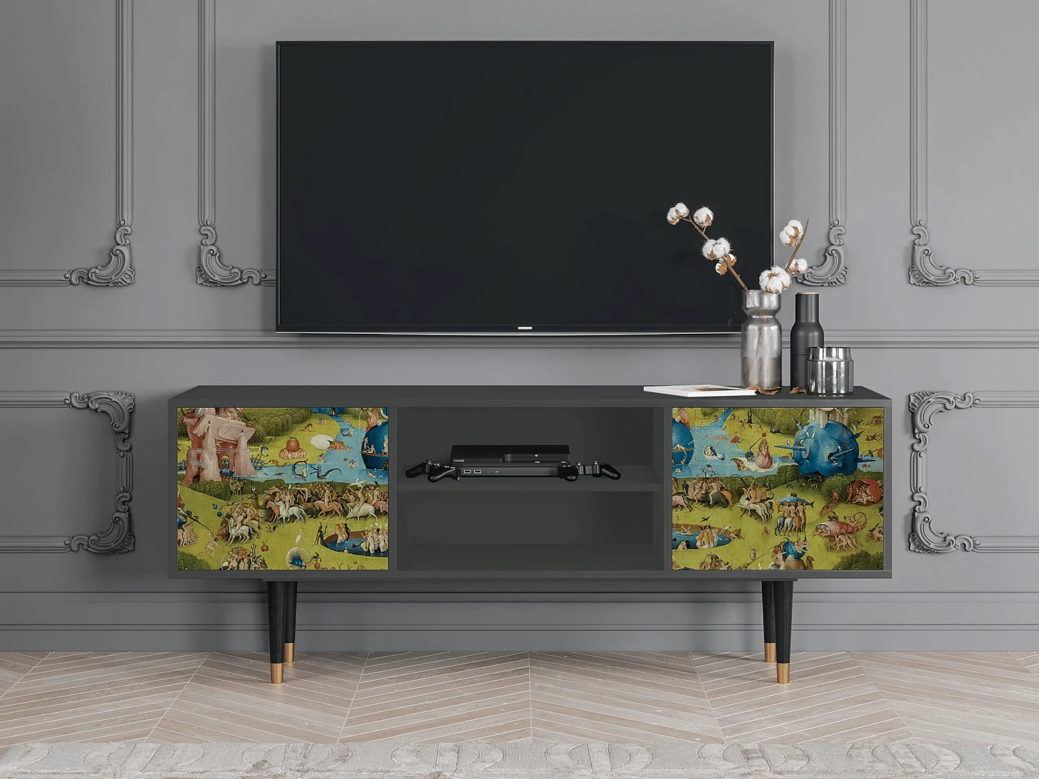 Meuble TV - 170х69х48 cm - T2 - The Garden 2 by Bosch, Anthracite