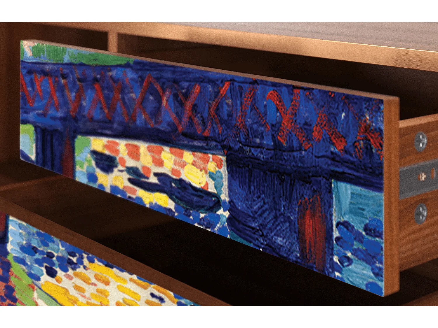 TV-Möbel - 170х59х48 cm - T4 - Charing Cross Bridge, Walnuss