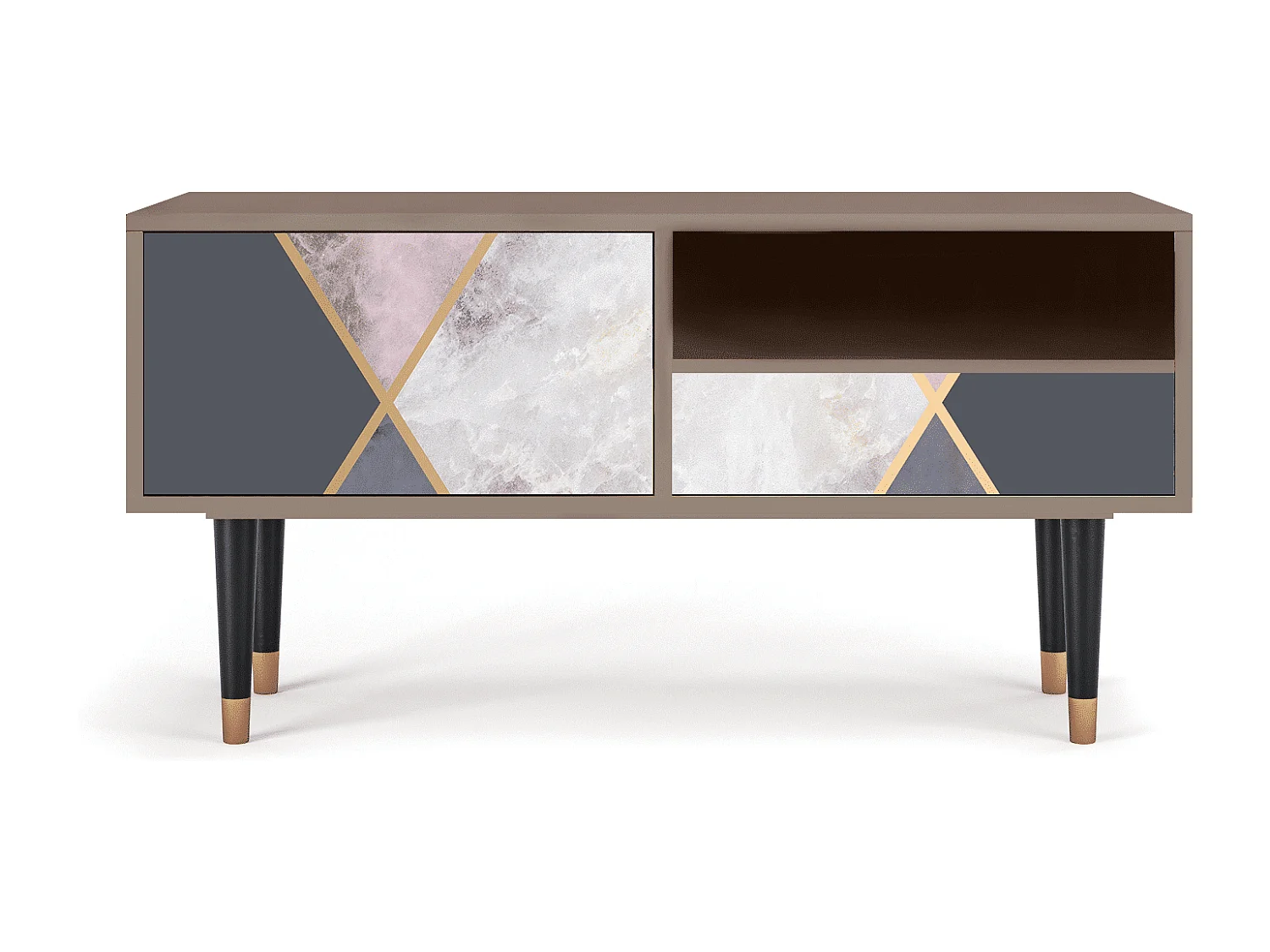 Meuble TV - 115х59х48 cm - T3 - Ideal Harmony, Latte