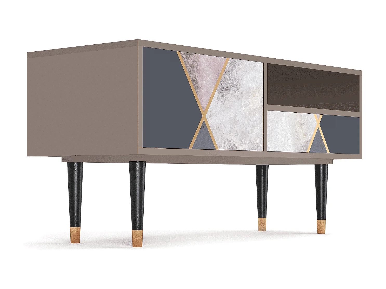 Meuble TV - 115х59х48 cm - T3 - Ideal Harmony, Latte