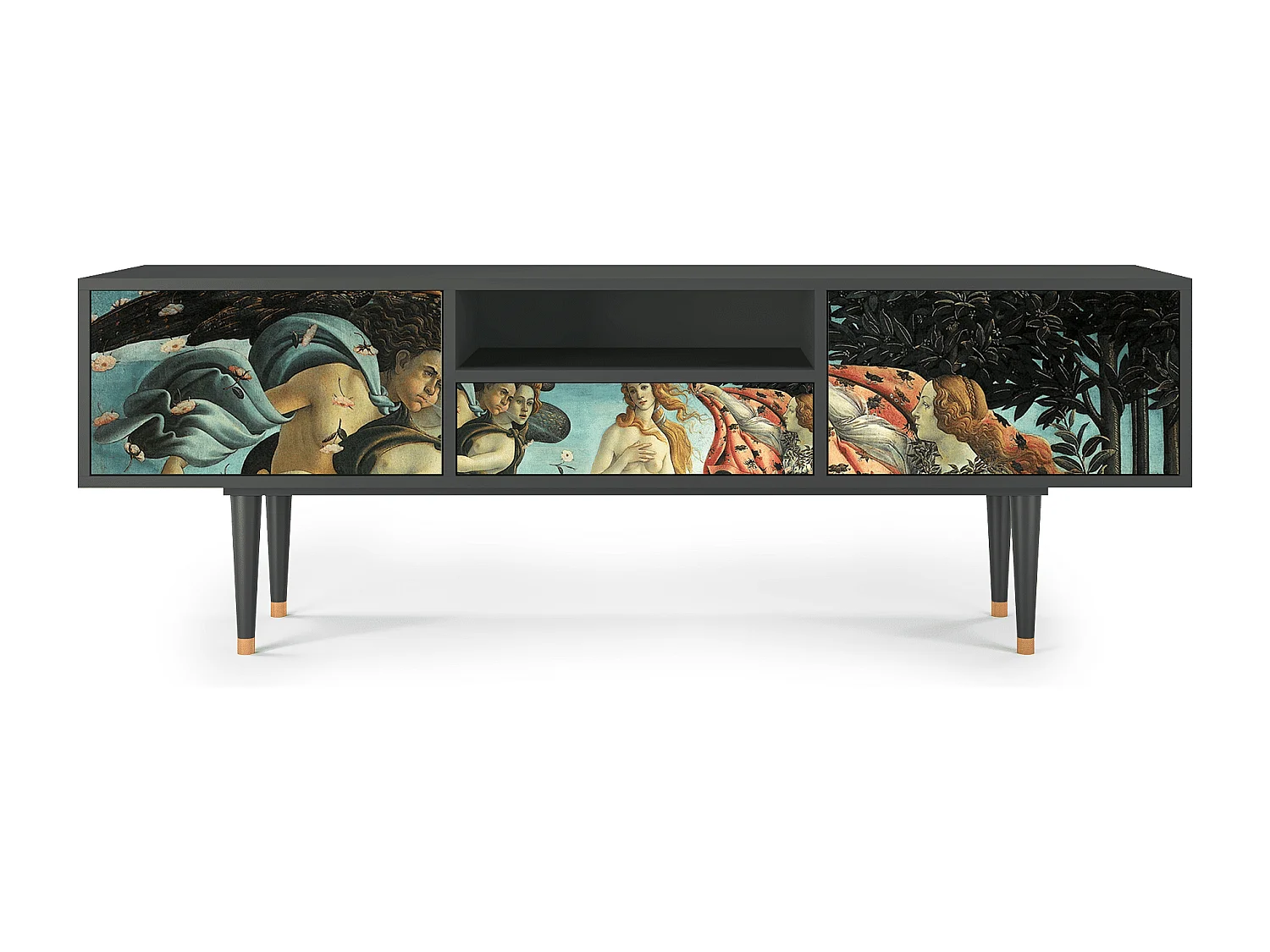 TV-Möbel - 170х59х41 cm - T6 - The Birth of Venus, Anthrazit