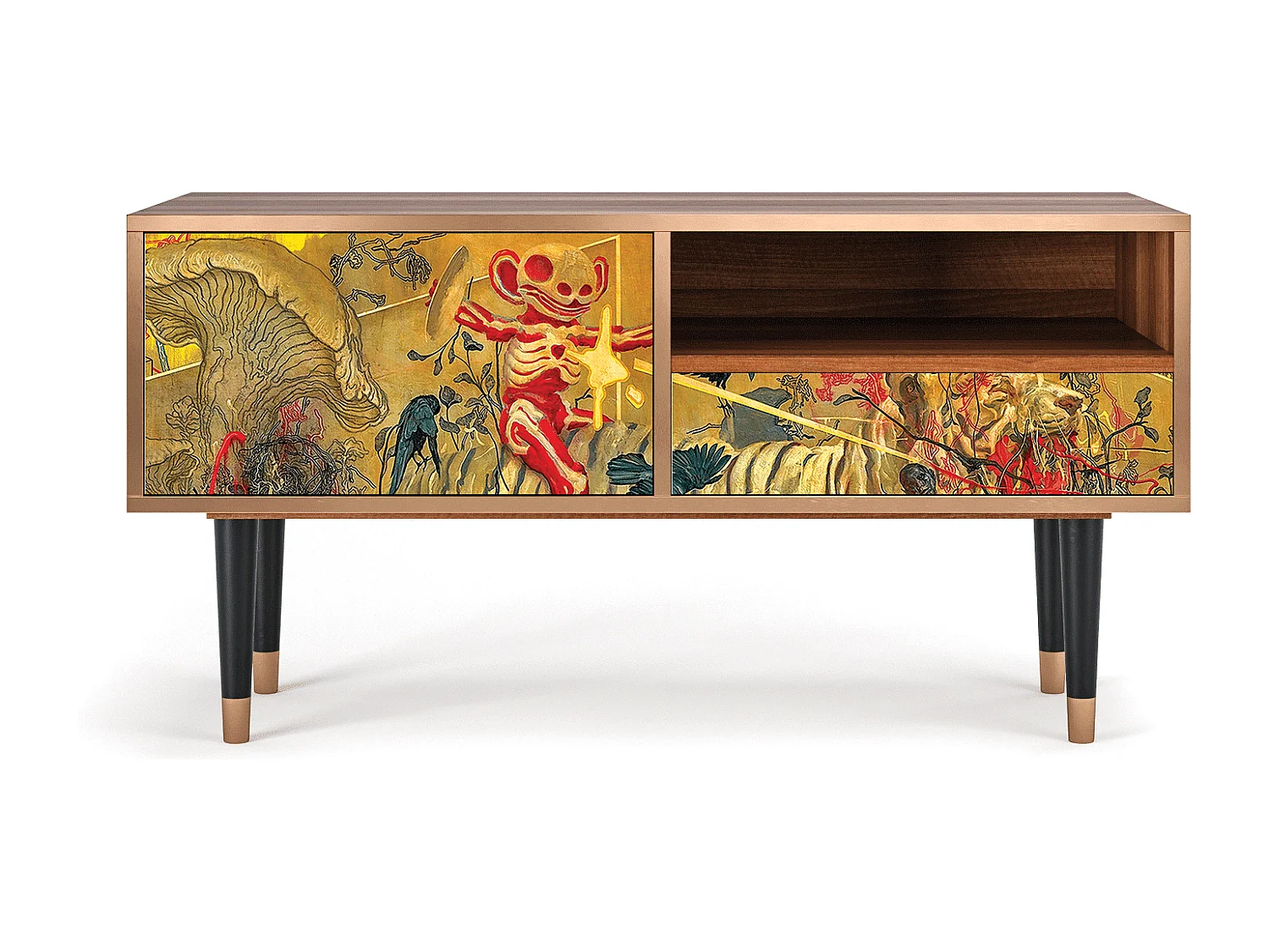 Mobile TV - 115х59х48 cm - T3 - Blood by James Jean, Noce