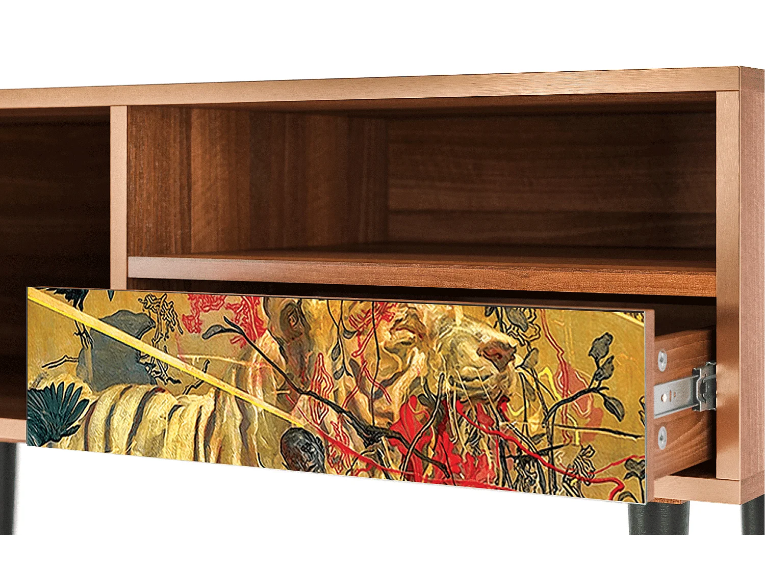 Mobile TV - 115х59х48 cm - T3 - Blood by James Jean, Noce