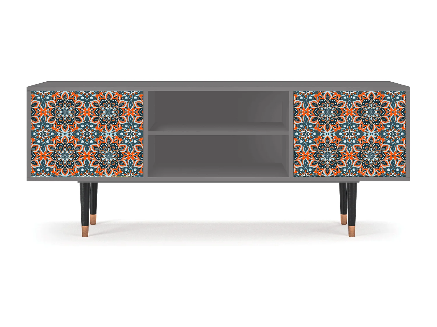 Mobile TV - 170х69х48 cm - T2 - Fire Beetle, Grigio