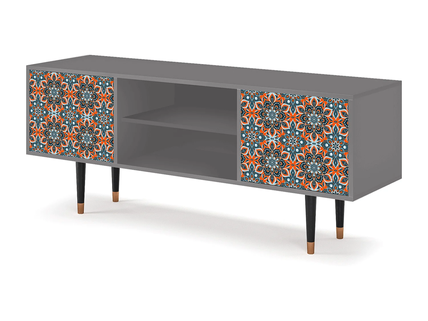 Mobile TV - 170х69х48 cm - T2 - Fire Beetle, Grigio