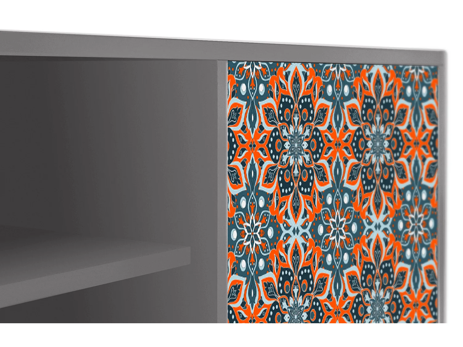 Mobile TV - 170х69х48 cm - T2 - Fire Beetle, Grigio