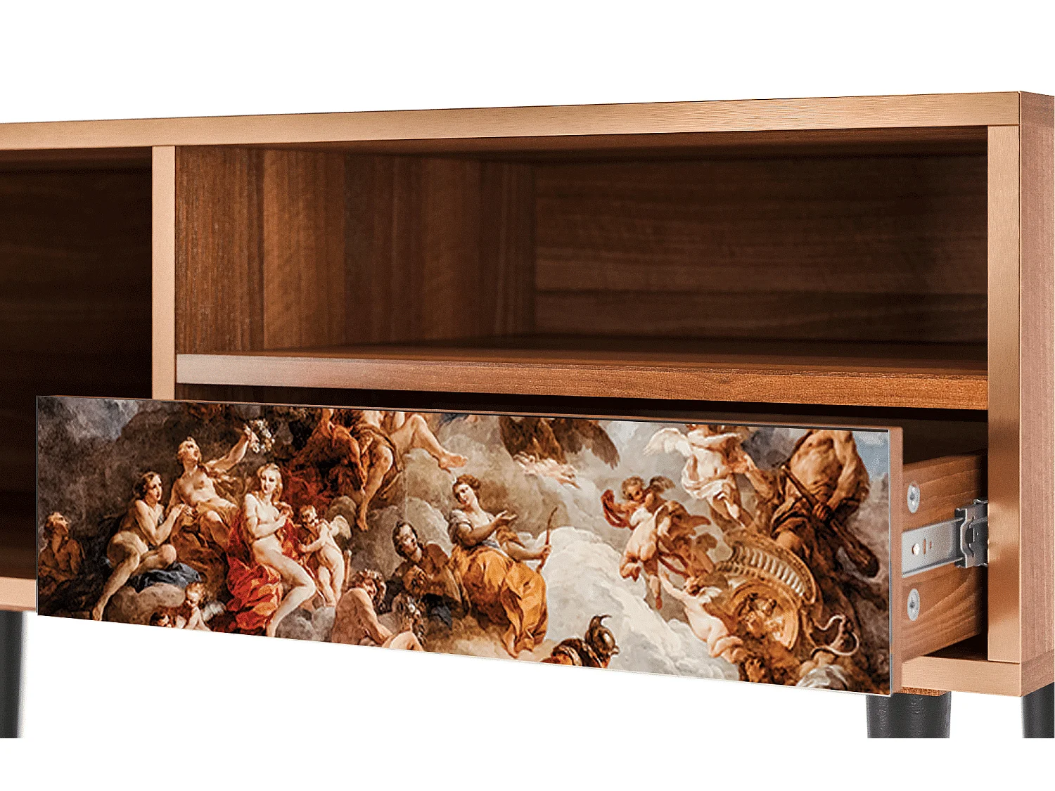 TV-meubel - 115х59х48 cm - T3 - Versailles, Walnoot