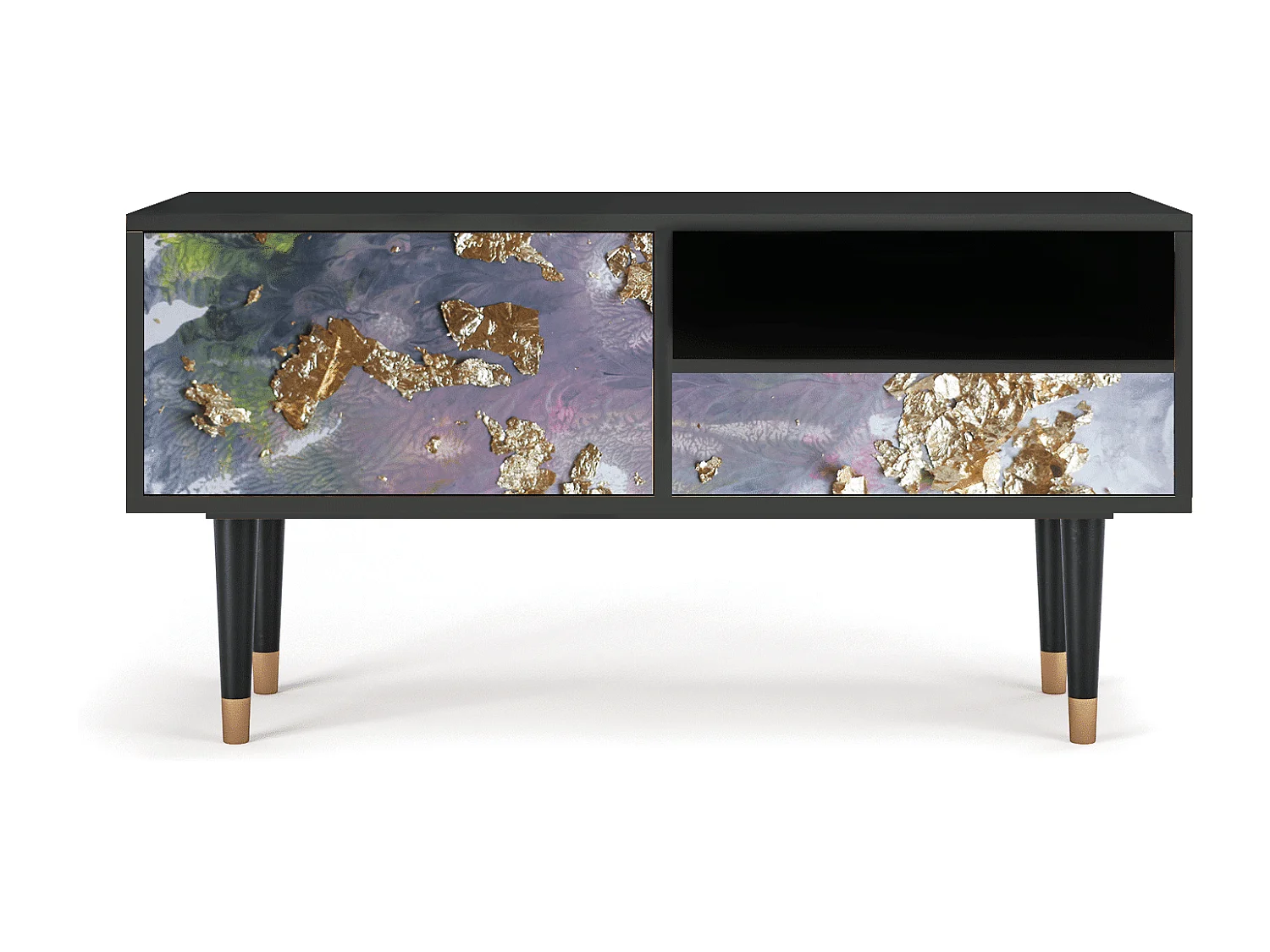 TV-meubel - 115х59х48 cm - T3 - Planet Earth, Antraciet