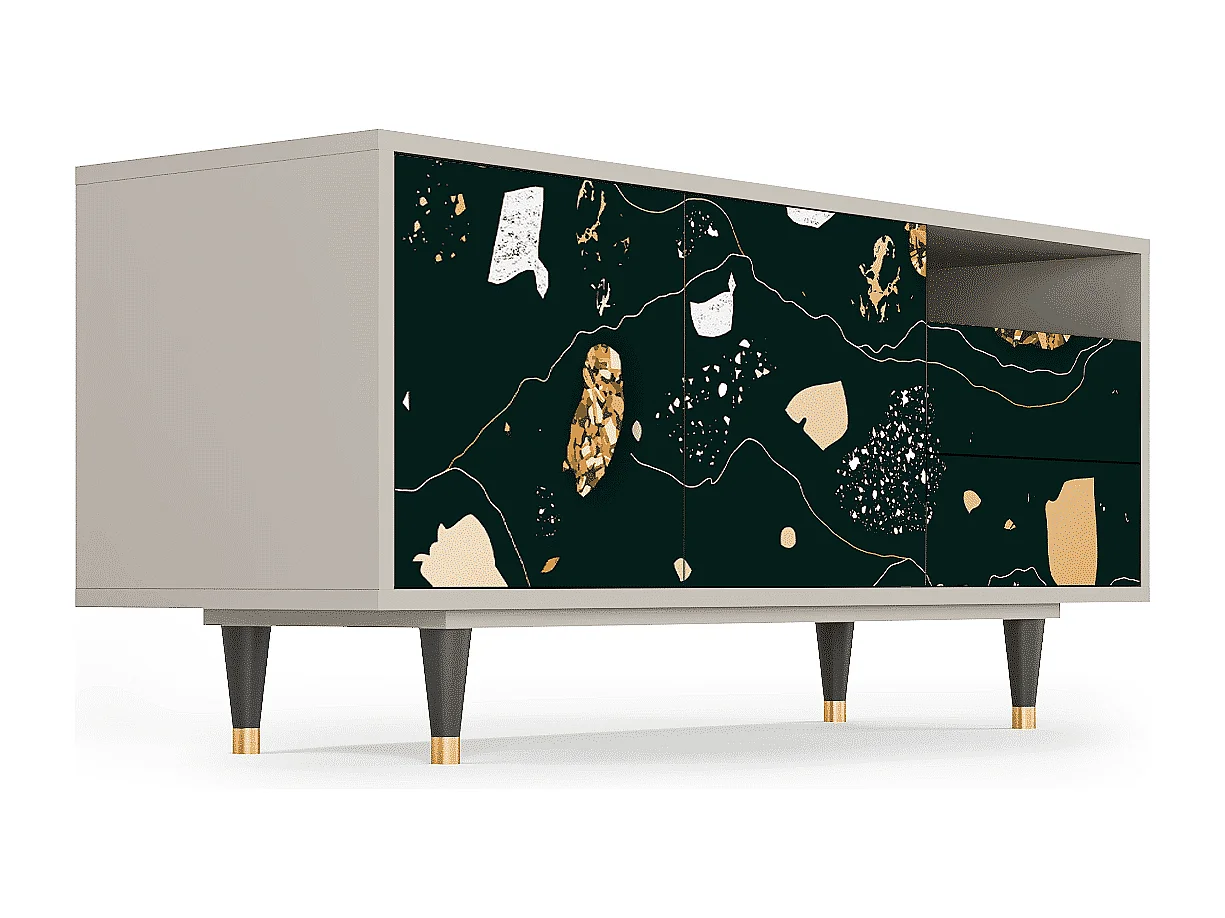 TV-Möbel - 125х56х41 cm - T7 - Space Rocks, Sand