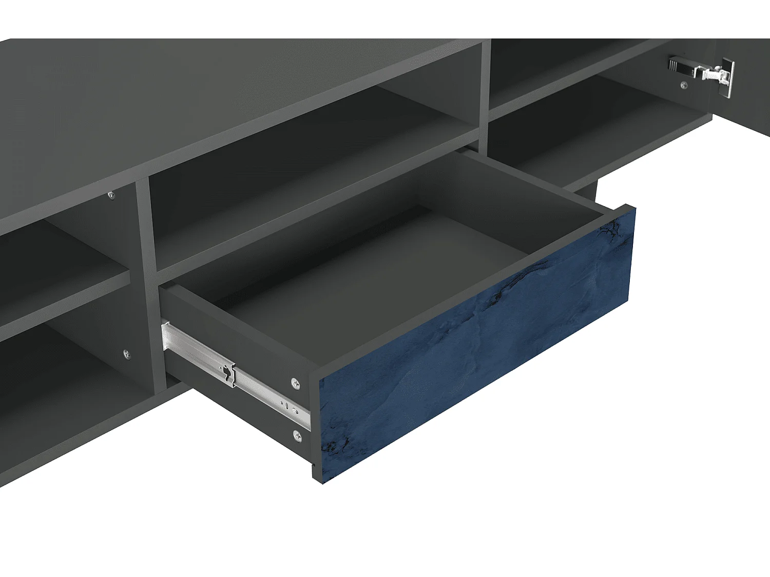 Meuble TV - 170х59х41 cm - T6 - Endless Galaxi, Anthracite