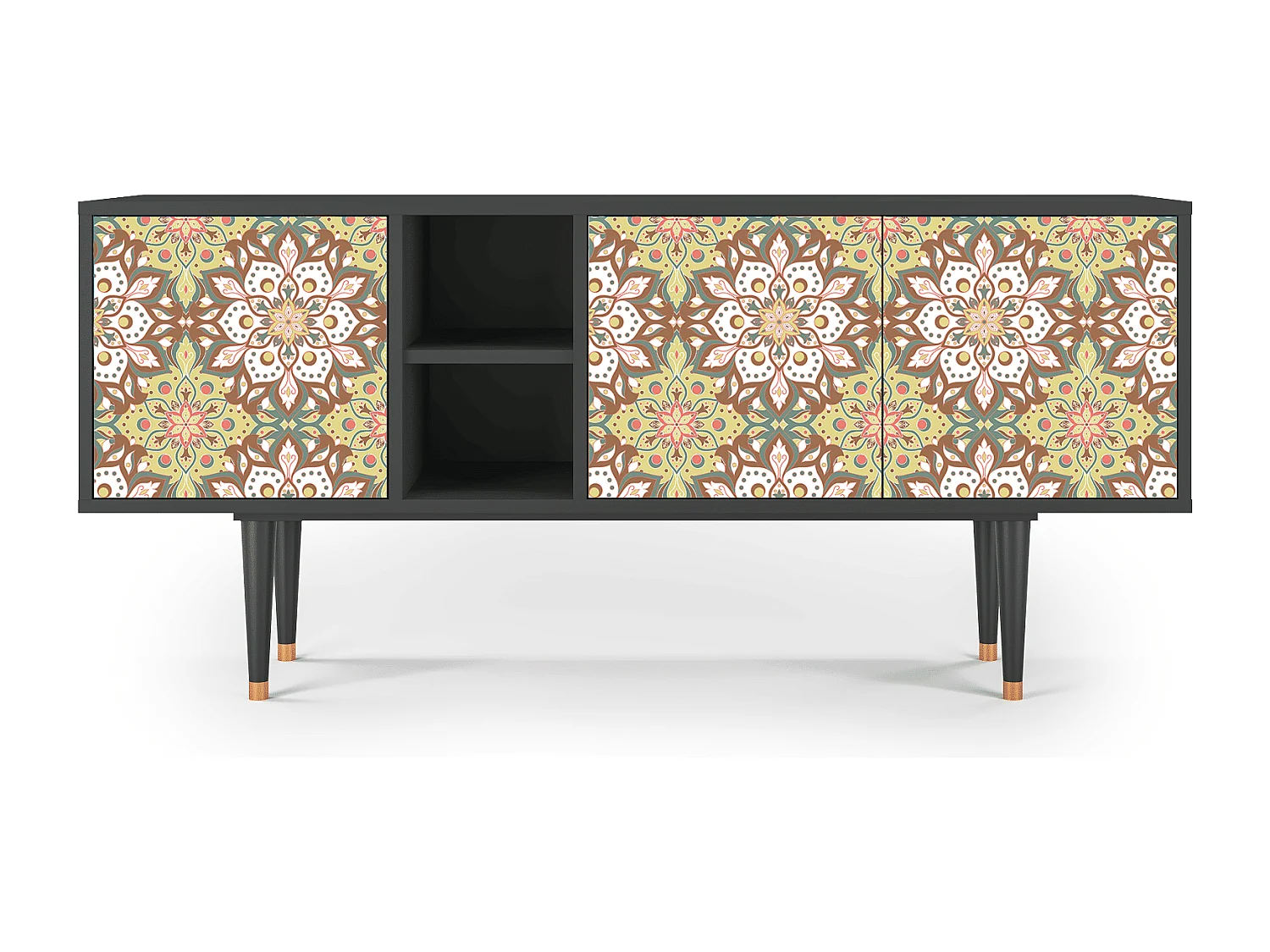 Meuble TV - 150х69х41 cm - T5 - Chinese Tea, Anthracite