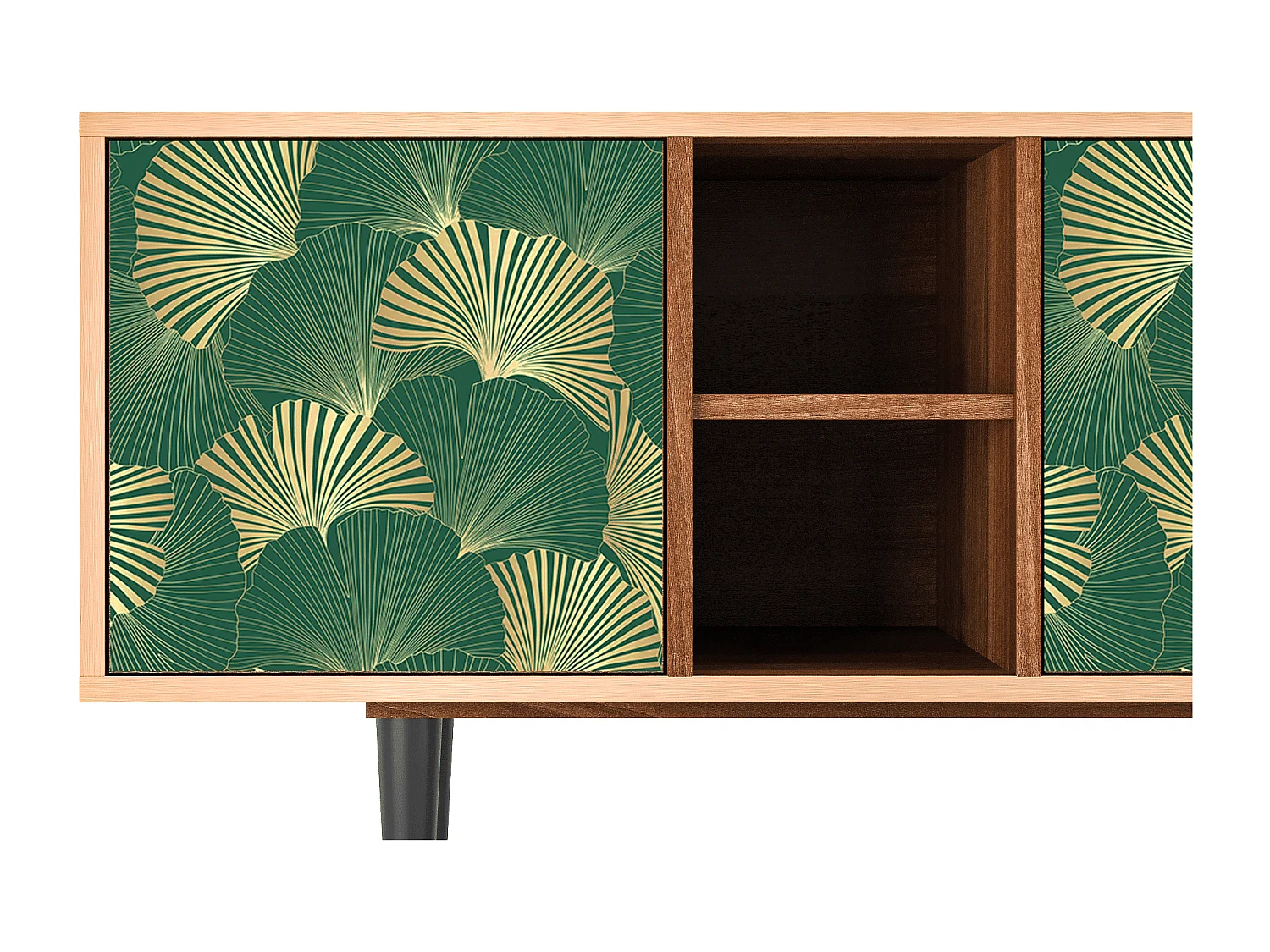 TV-meubel - 150х69х41 cm - T5 - Gold Ginkgo, Walnoot