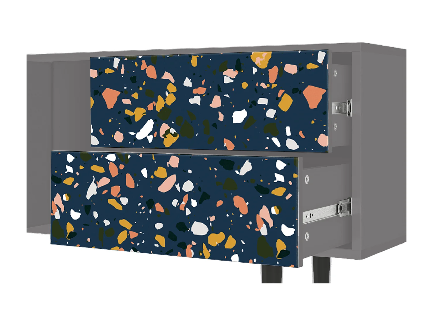 Meuble TV - 170х69х48 cm - T1 - Night Sky Langhterns, Gris