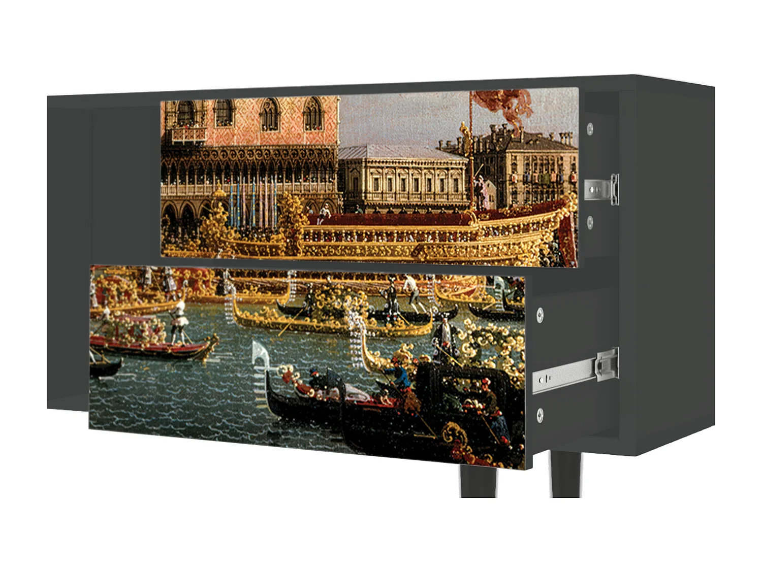 Mobile TV - 170х69х48 cm - T1 - The Bucintoro, Antracite