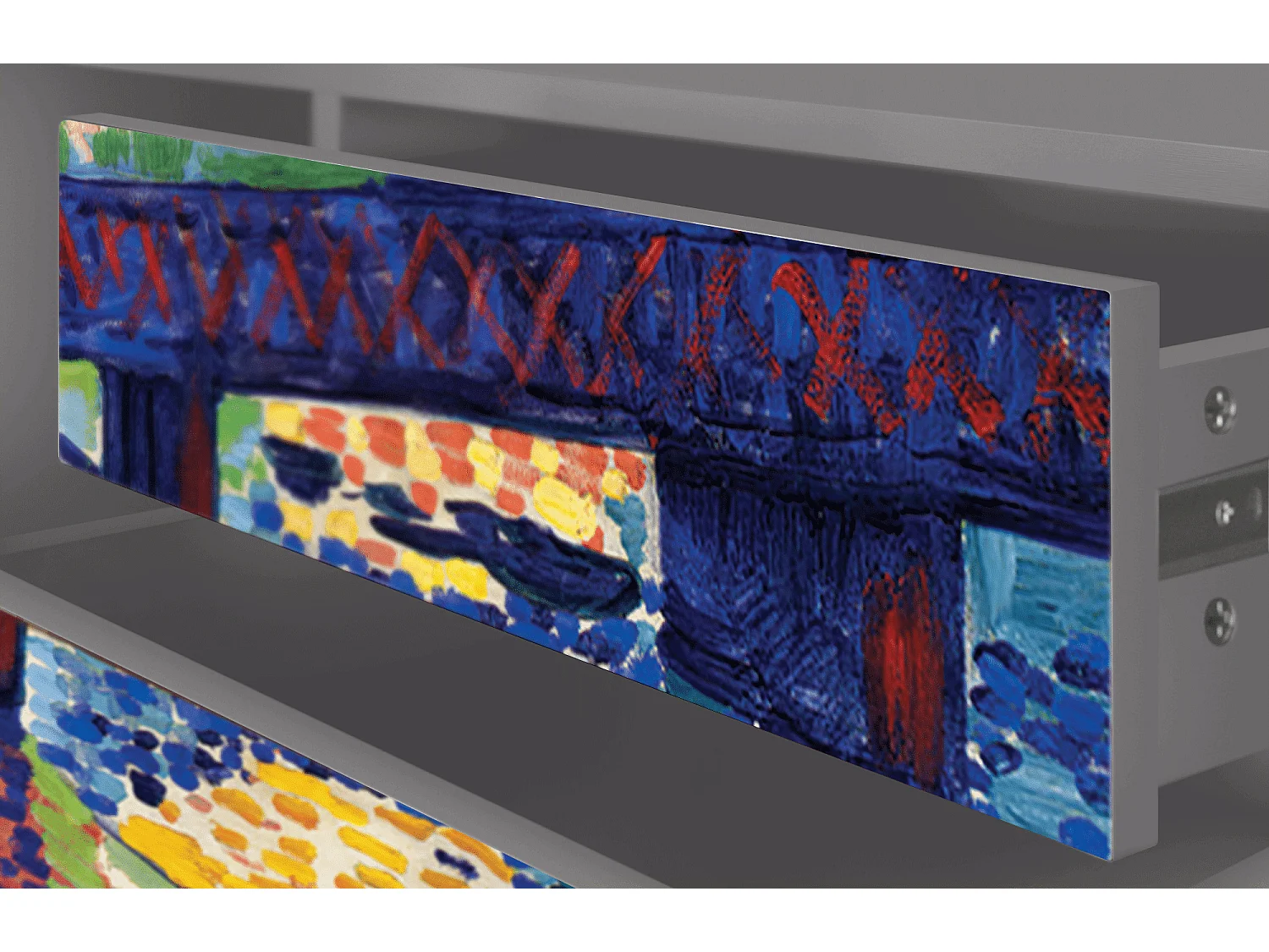 TV-Möbel - 170х59х48 cm - T4 - Charing Cross Bridge, Grau