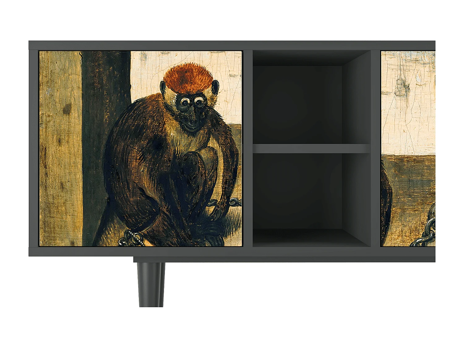 Meuble TV - 150х69х41 cm - T5 - Two Monkeys, Anthracite