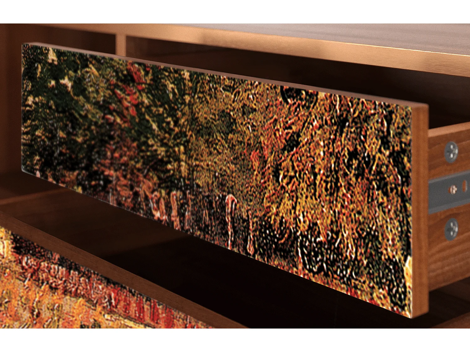 Mueble de TV - 170х59х48 cm - T4 - The Banks, Nogueira