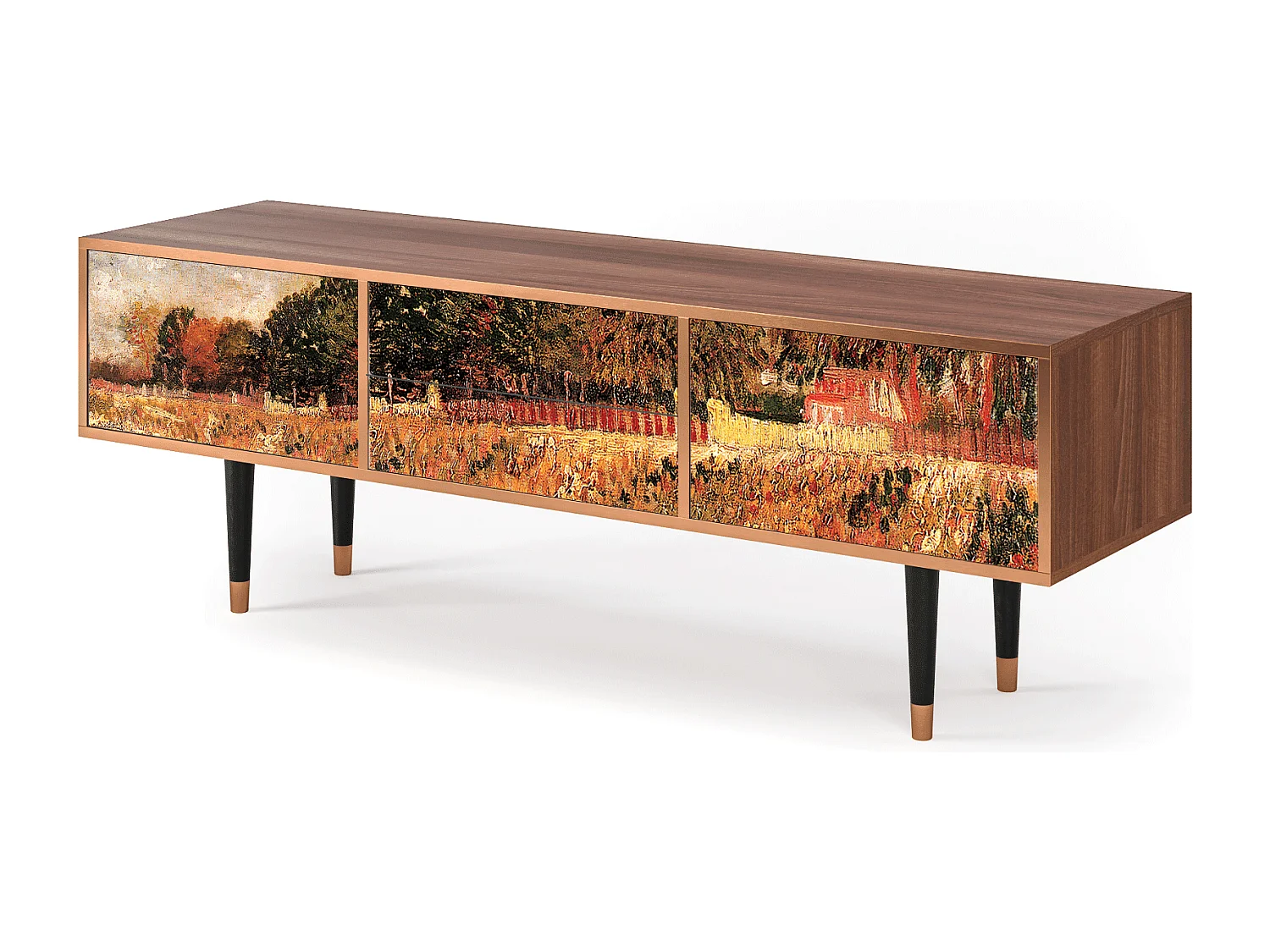 Mobile TV - 170х59х48 cm - T4 - The Banks, Noce