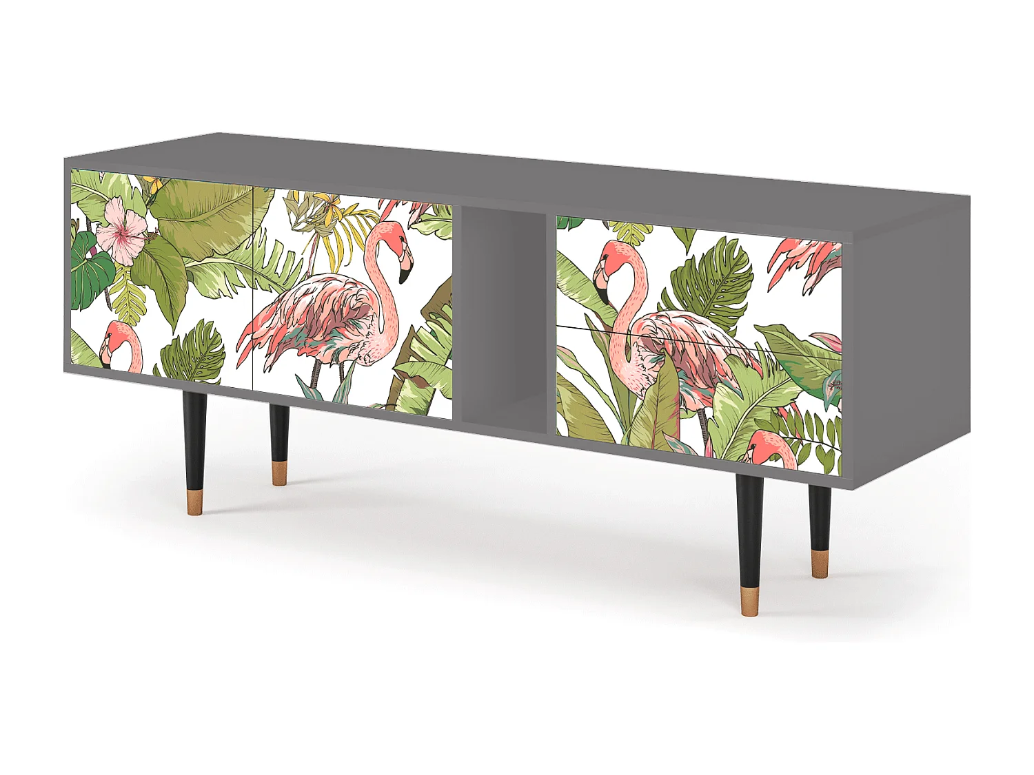 TV-meubel - 170х69х48 cm - T1 - Sweet Flamingo, Grijs