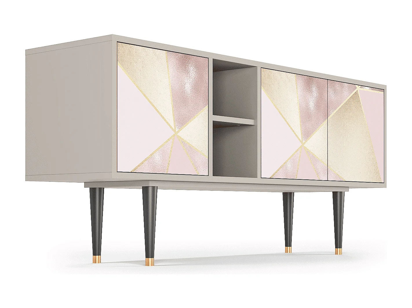 Meuble TV - 150х69х41 cm - T5 - Cosmopolitan Diva, Sable