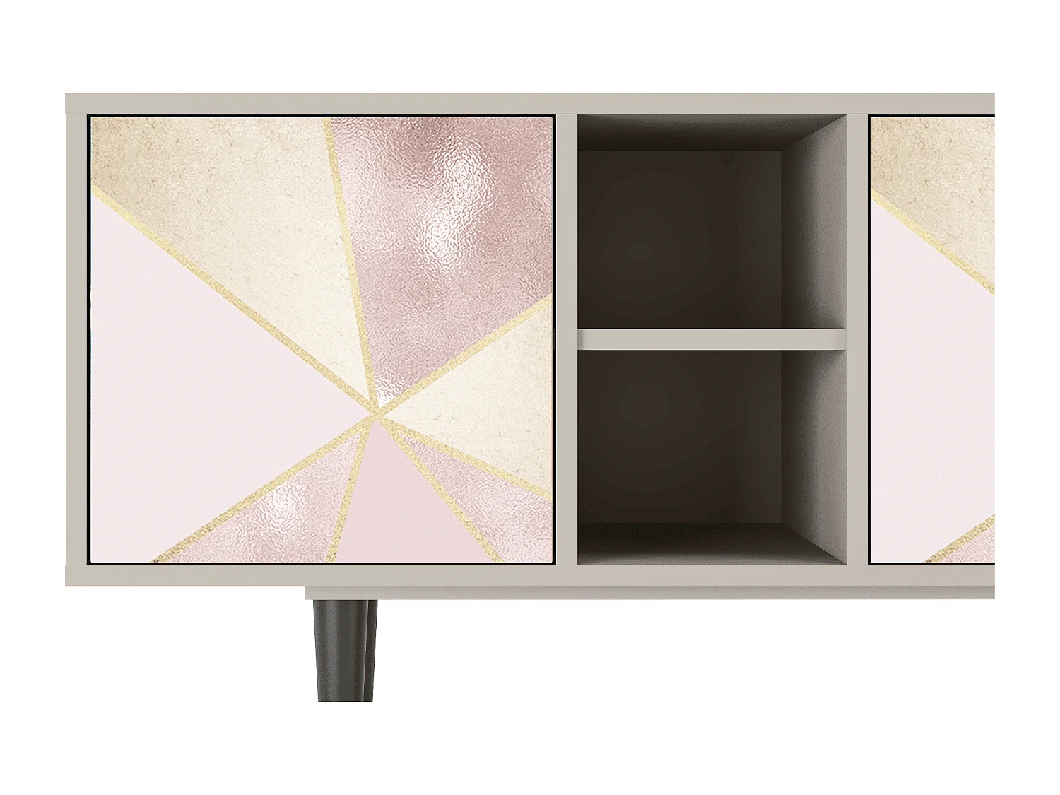 Meuble TV - 150х69х41 cm - T5 - Cosmopolitan Diva, Sable