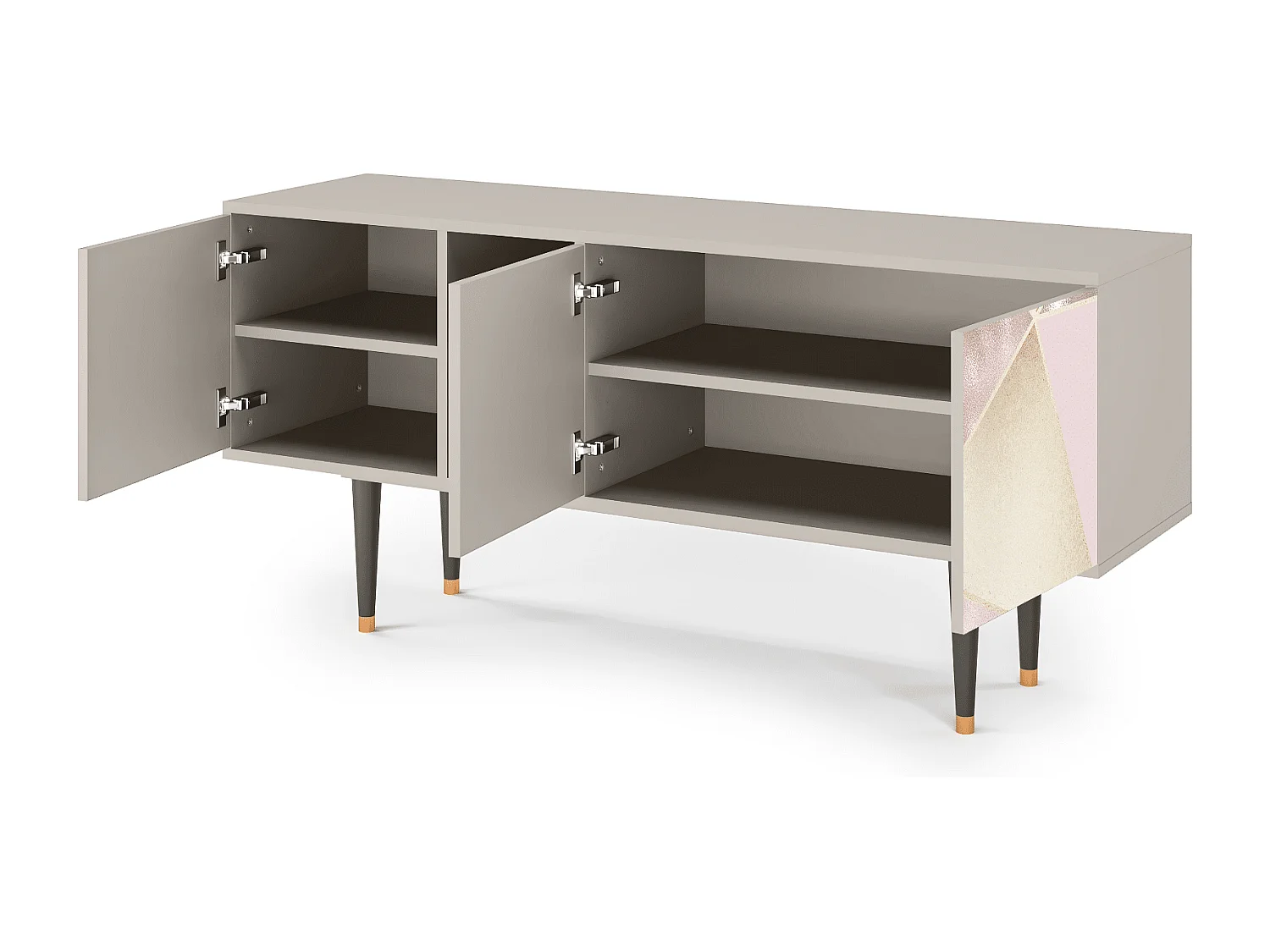 Meuble TV - 150х69х41 cm - T5 - Cosmopolitan Diva, Sable