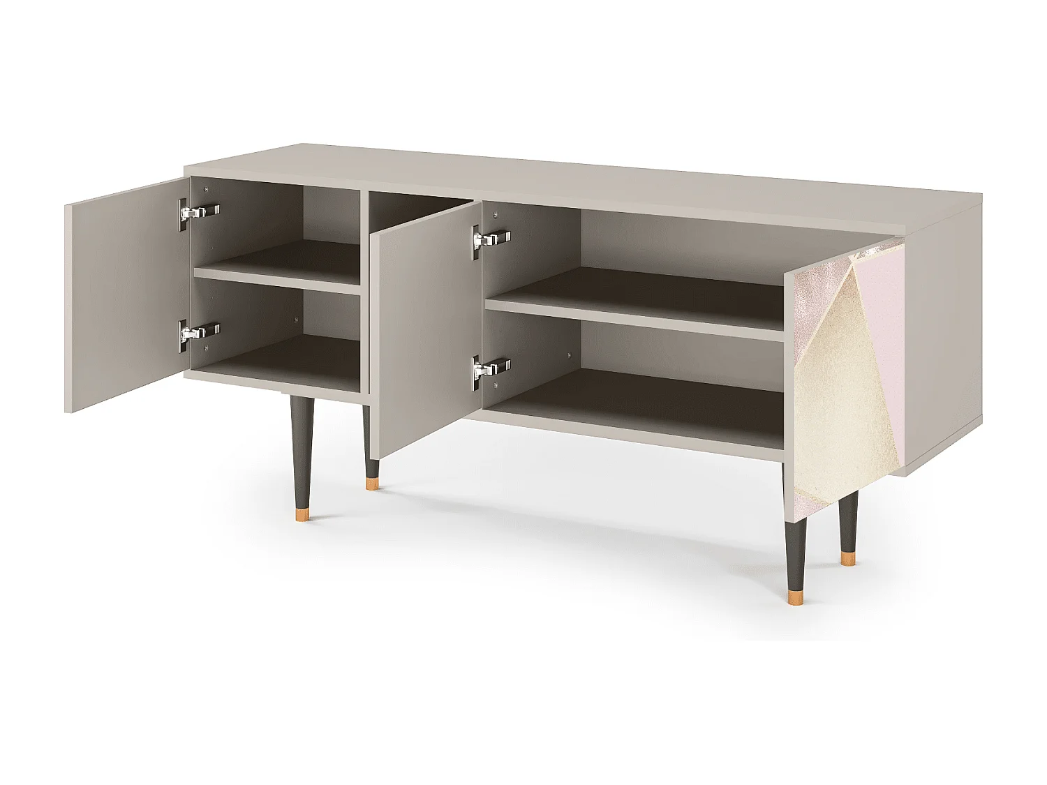 Meuble TV - 150х69х41 cm - T5 - Cosmopolitan Diva, Sable