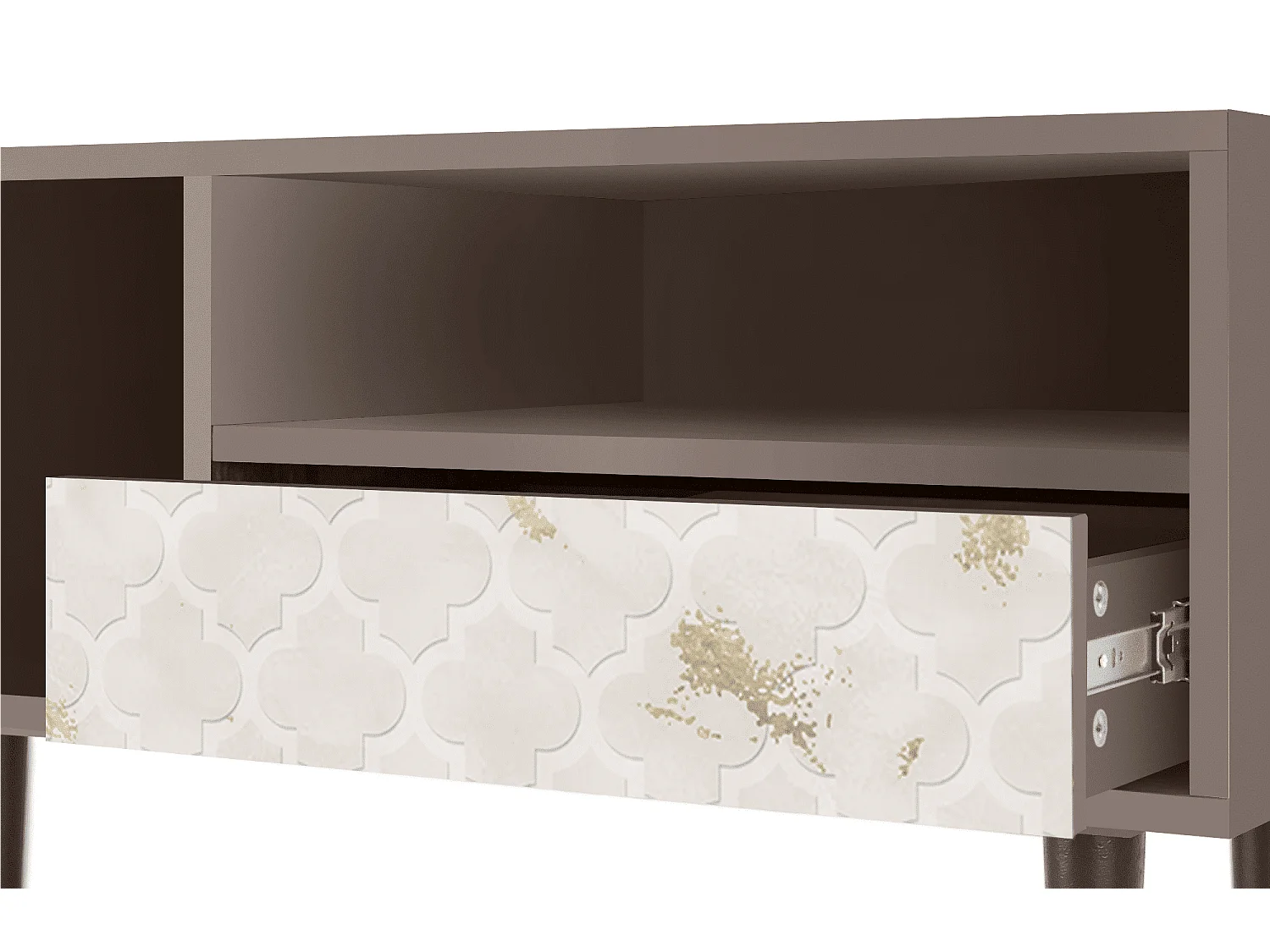 Mueble de TV - 115х59х48 cm - T3 - Sahara desert, Latte