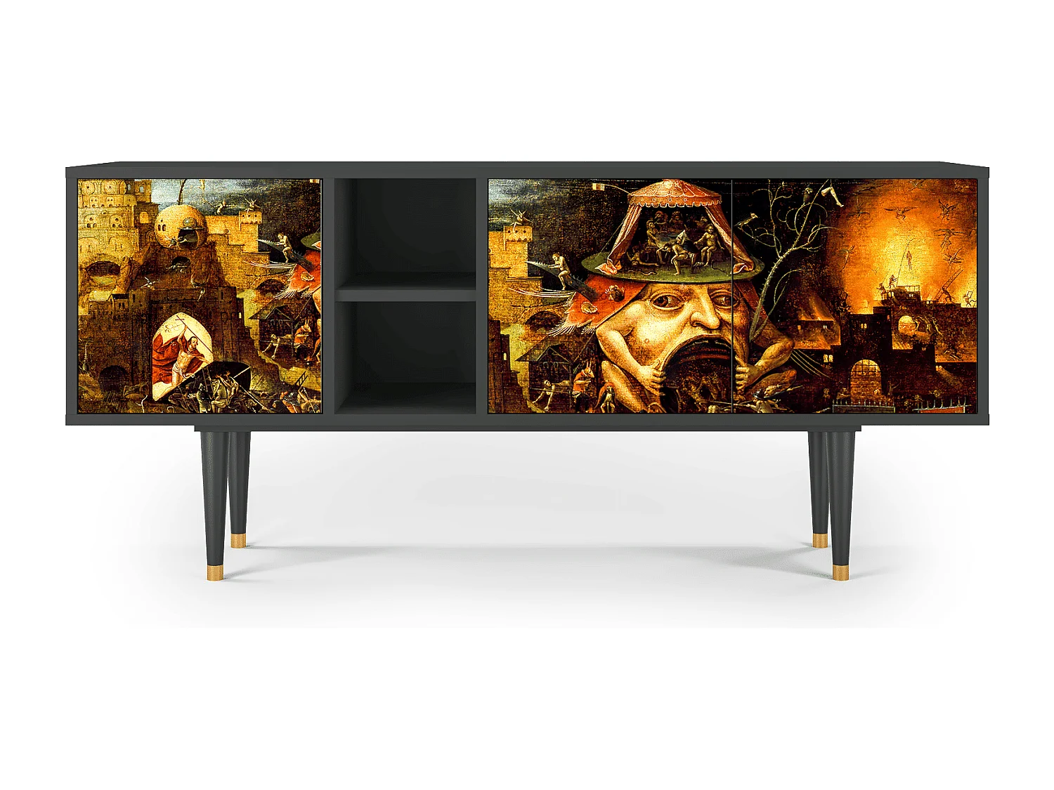 TV-meubel - 150х69х41 cm - T5 - Christ in Limbo, Antraciet