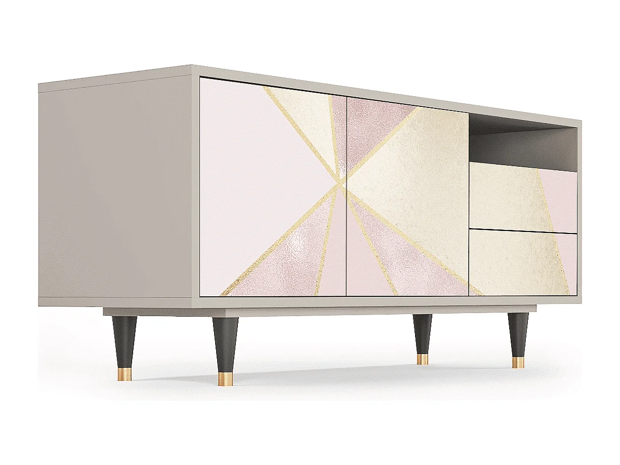 Meuble TV - 125х56х41 cm - T7 - Cosmopolitan Diva, Sable