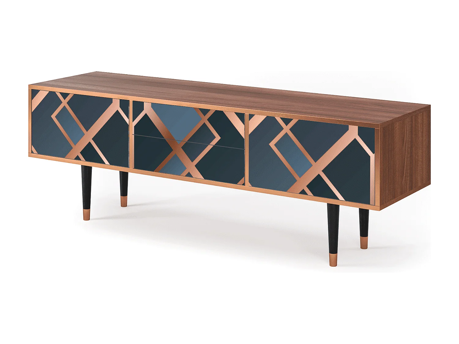 TV-Möbel - 170х59х48 cm - T4 - Ashy 1920', Walnuss