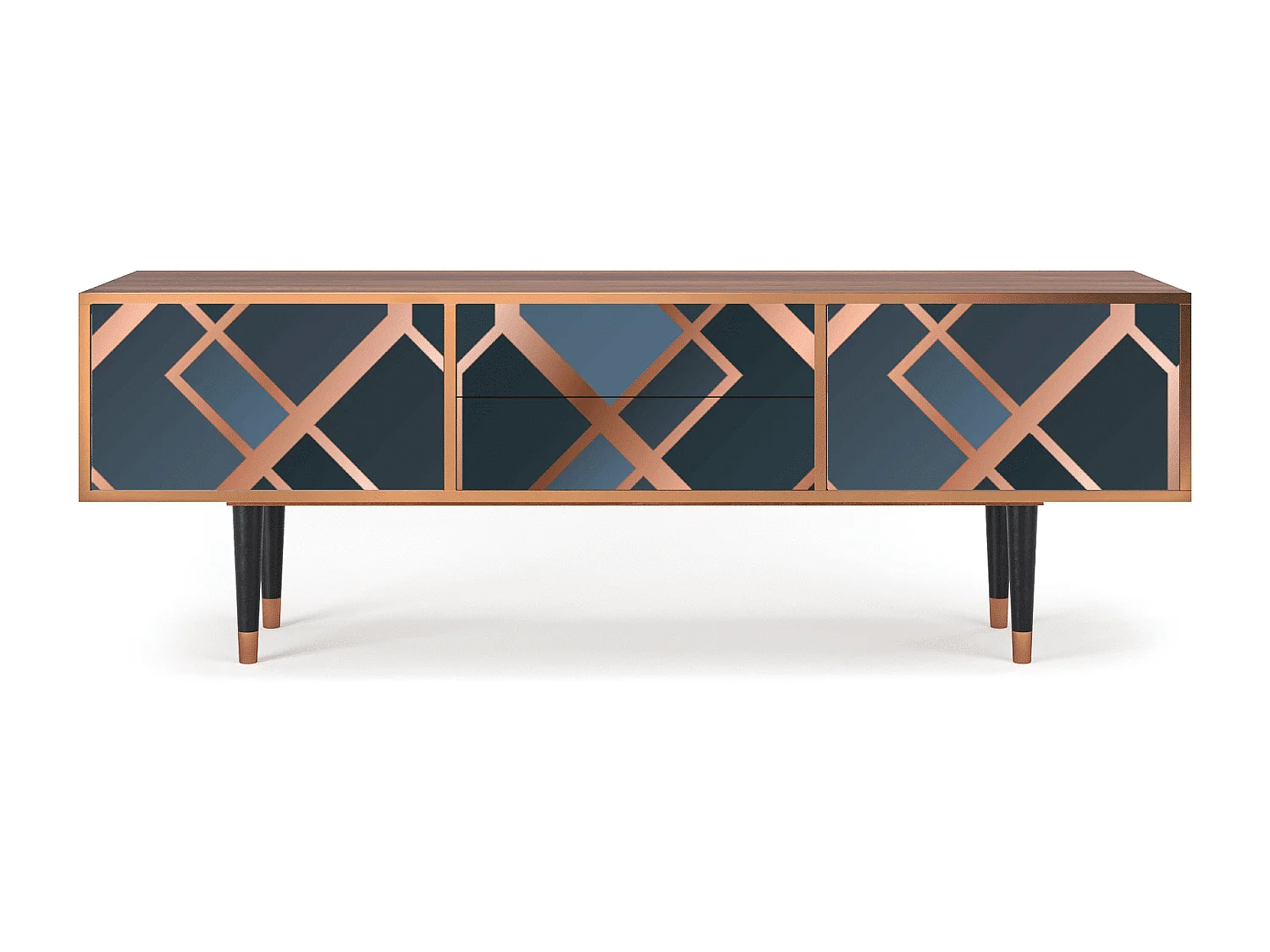 Mobile TV - 170х59х48 cm - T4 - Ashy 1920', Noce